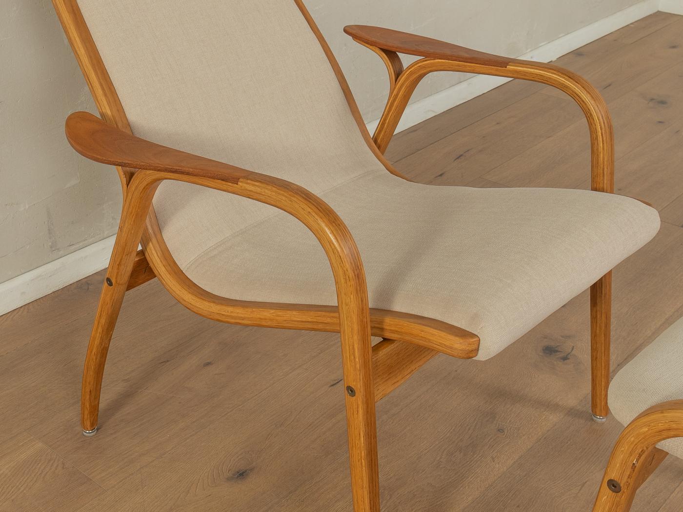 Lamino Sessel mit Hocker, Yngve Ekström (Stoff) im Angebot