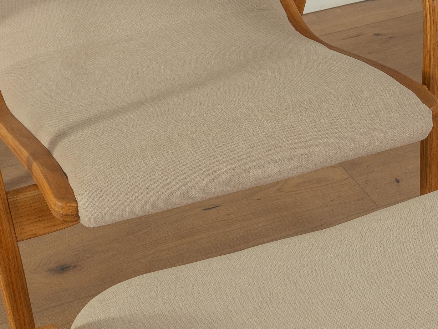 Lamino Sessel mit Hocker, Yngve Ekström im Angebot 1