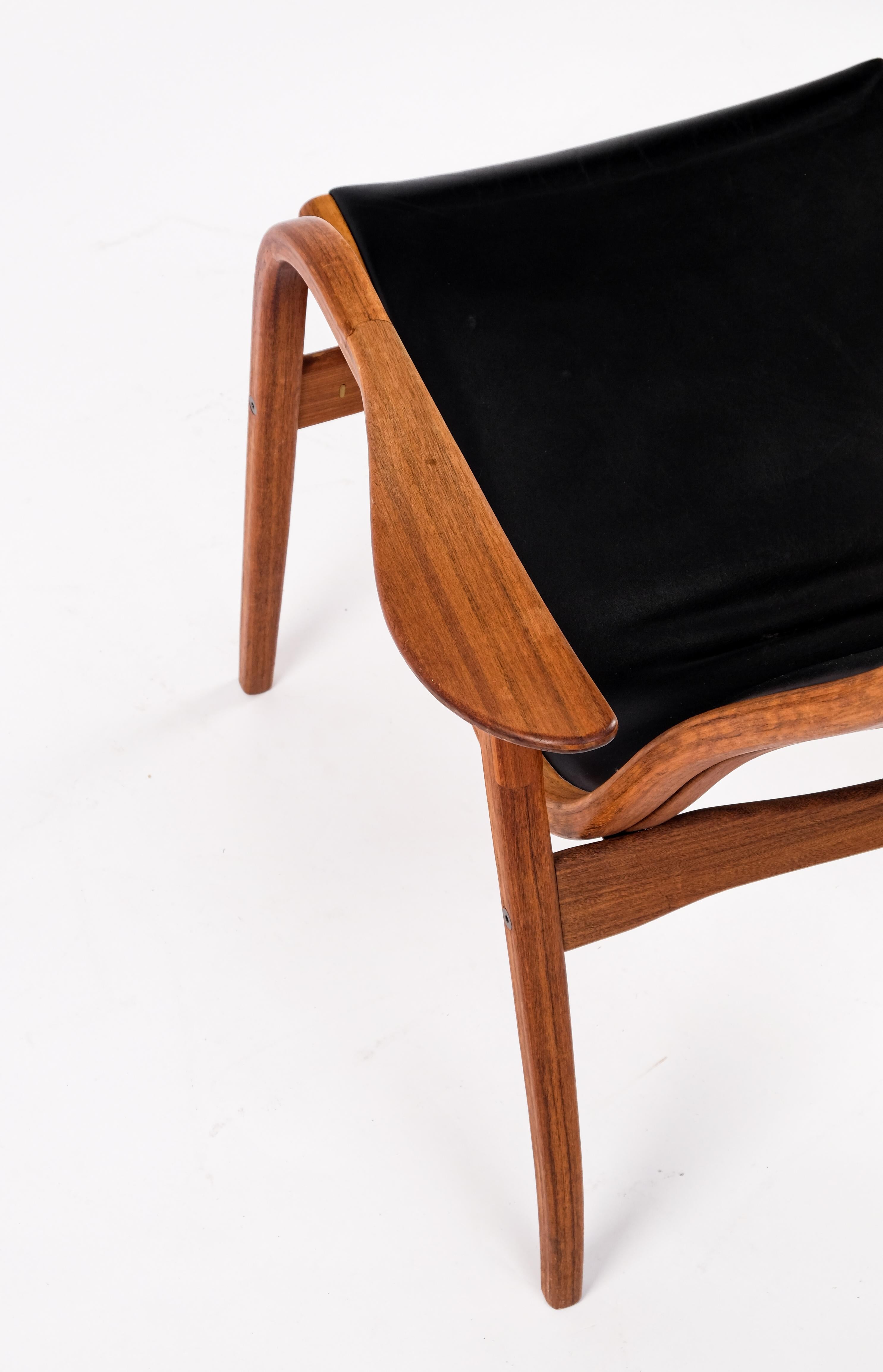 Suede Lamino Chair by Yngve Ekström for Swedese, 1960s
