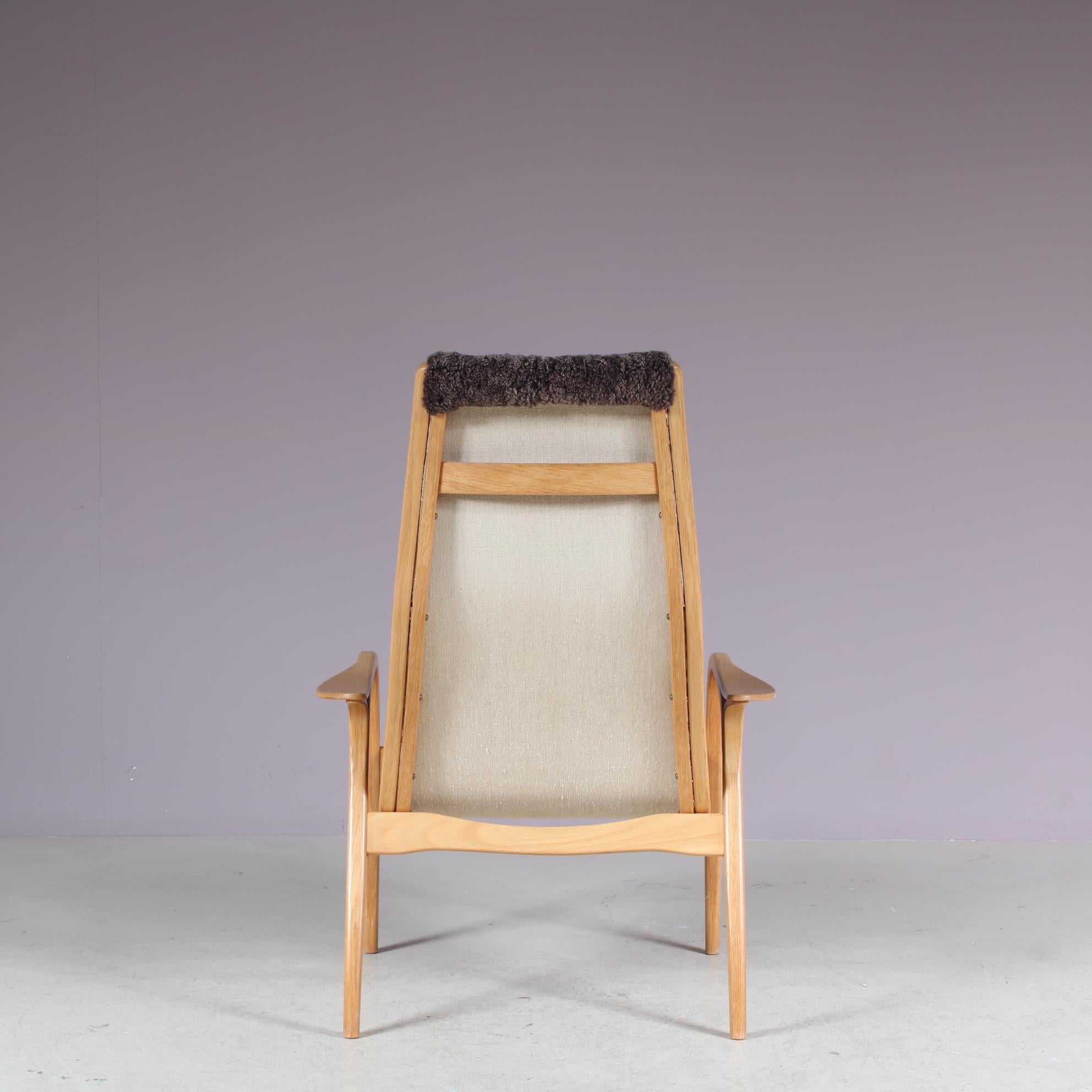 Chaise Lamino par Yngve Ekström pour Swedese, Suède 1970 en vente 4