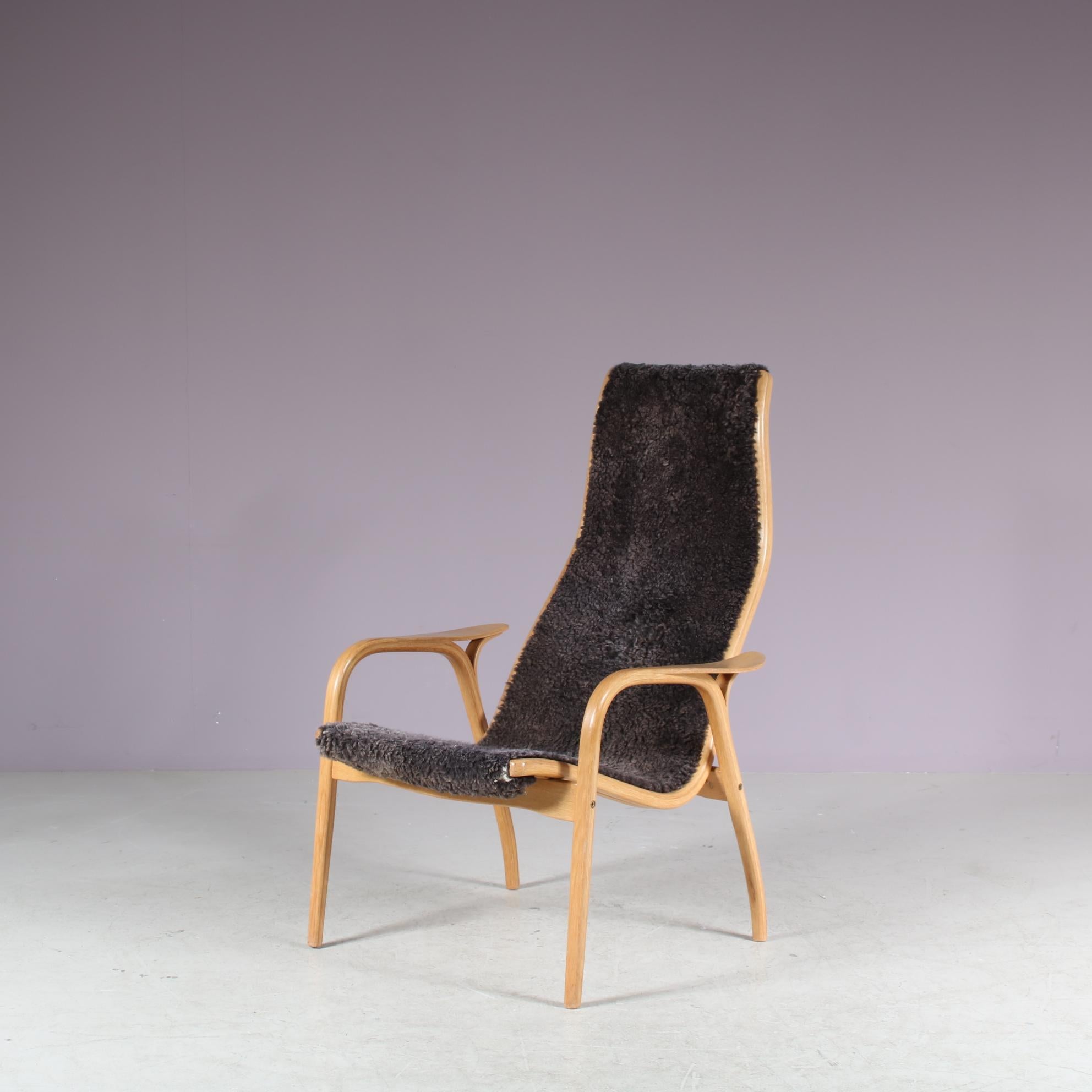 Chaise Lamino par Yngve Ekström pour Swedese, Suède 1970 en vente 6