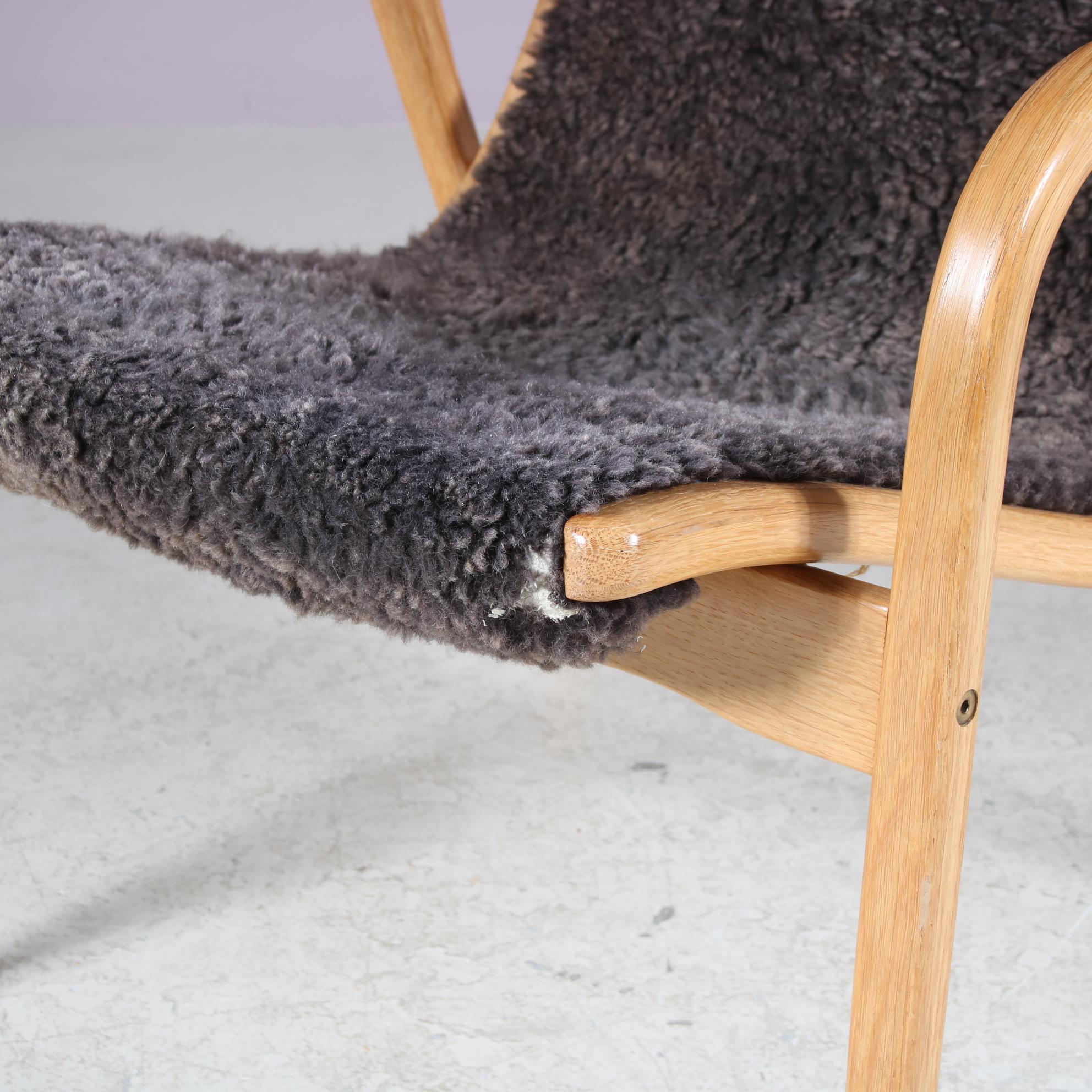 Chaise Lamino par Yngve Ekström pour Swedese, Suède 1970 en vente 7