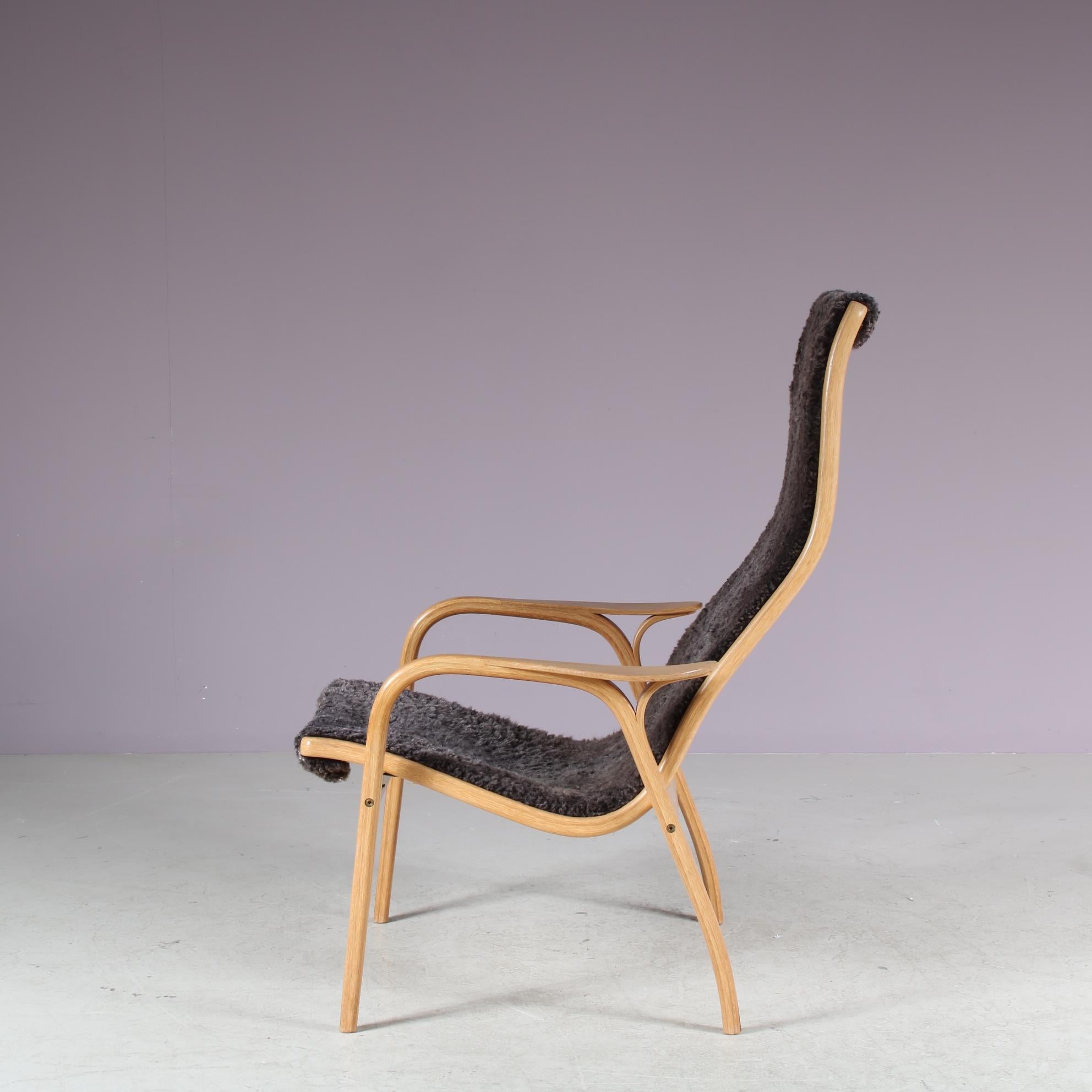 Chaise Lamino par Yngve Ekström pour Swedese, Suède 1970 en vente 8