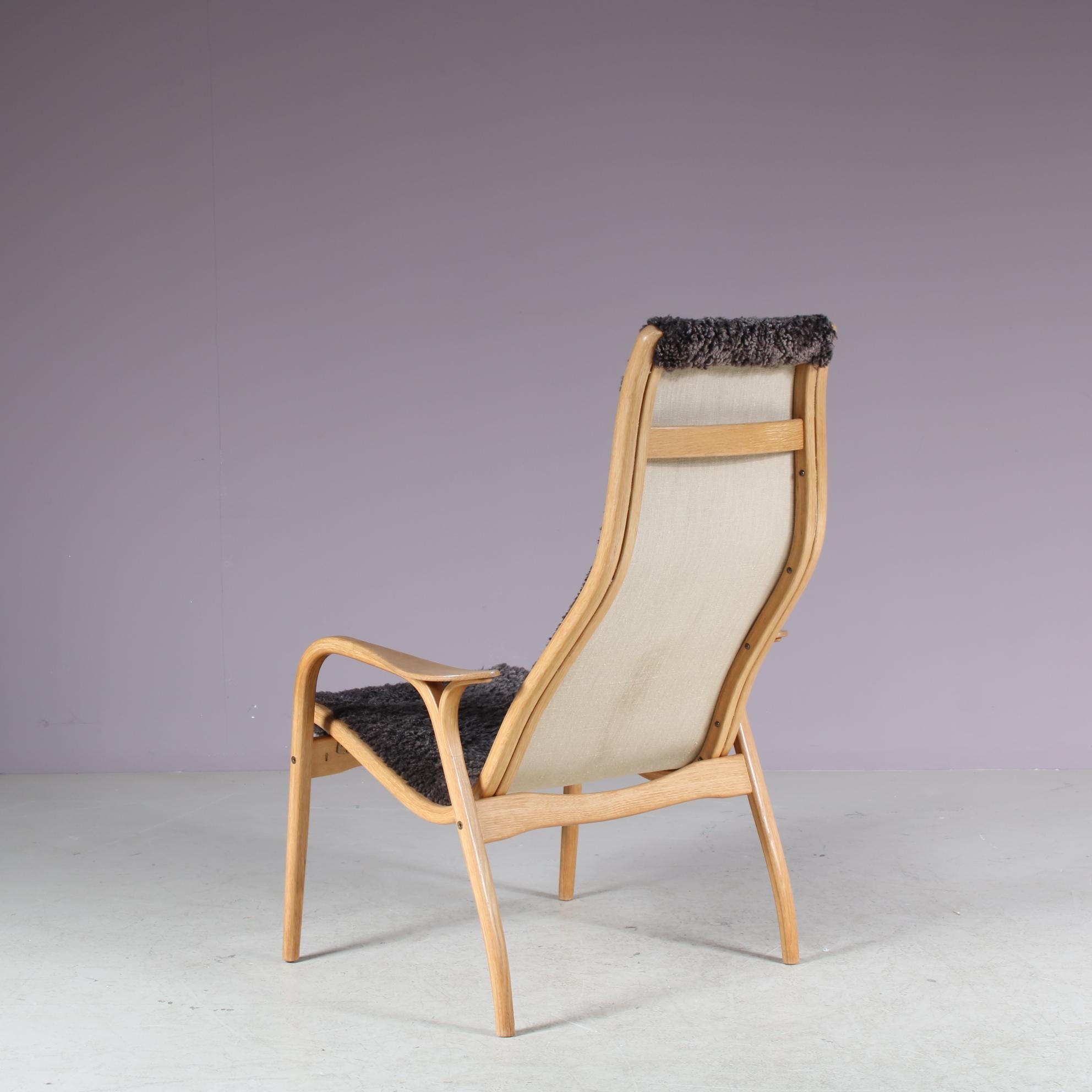 Chaise Lamino par Yngve Ekström pour Swedese, Suède 1970 en vente 9