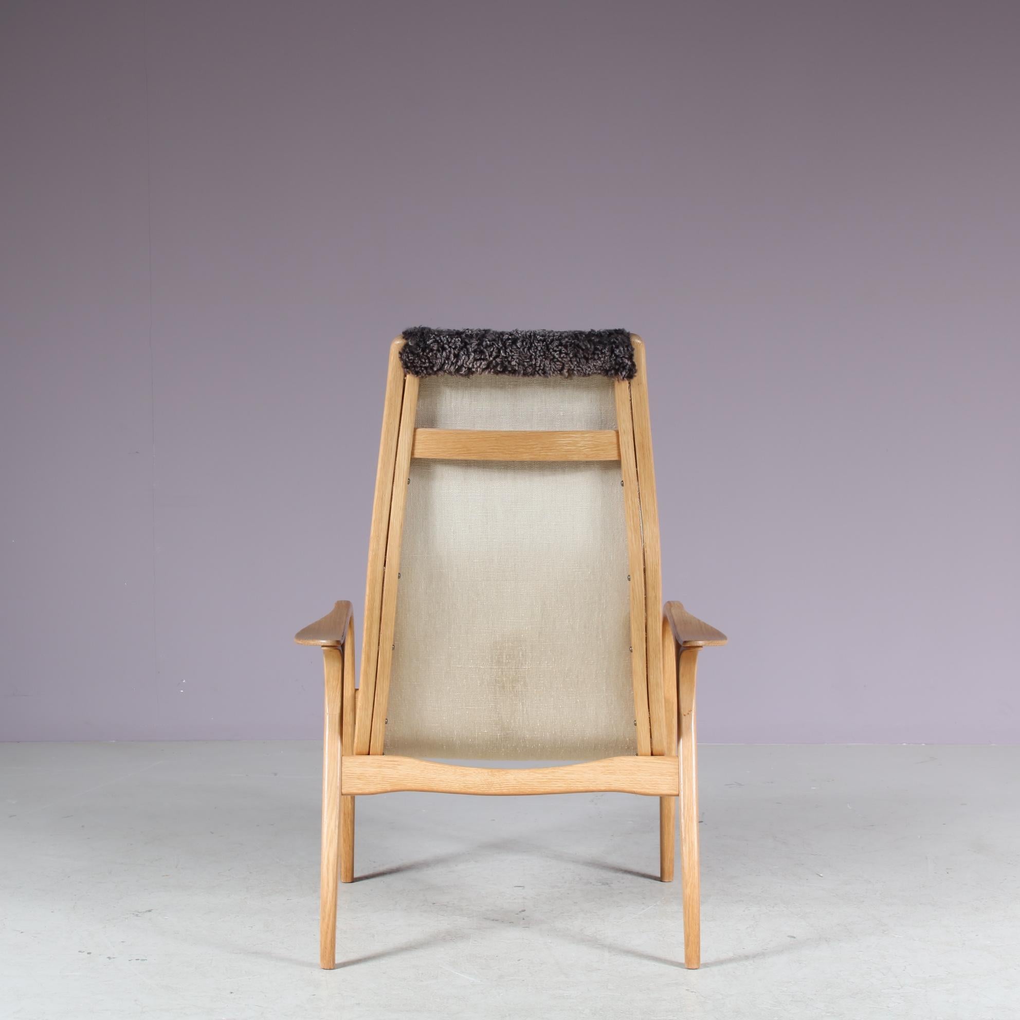 Chaise Lamino par Yngve Ekström pour Swedese, Suède 1970 en vente 10