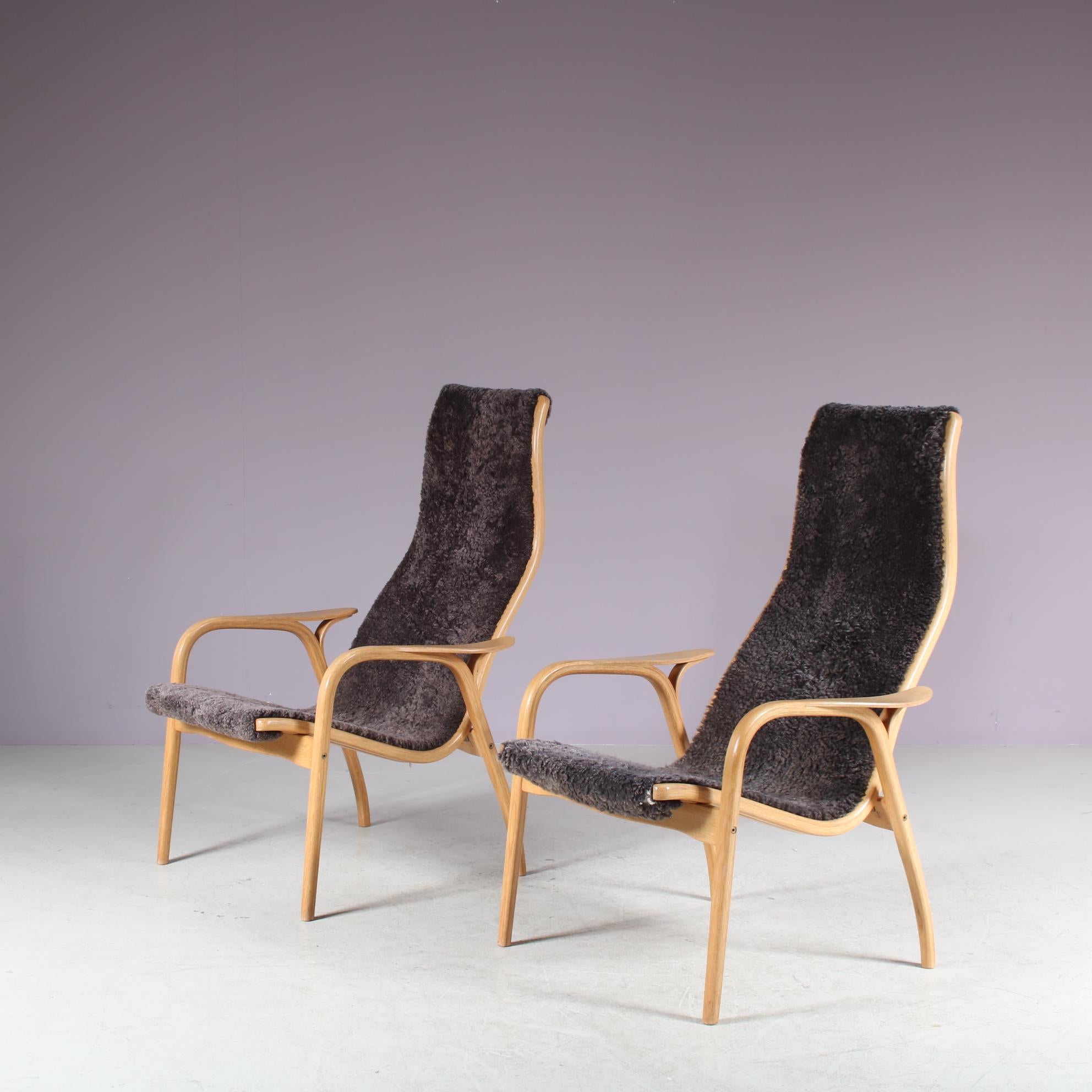 Suédois Chaise Lamino par Yngve Ekström pour Swedese, Suède 1970 en vente