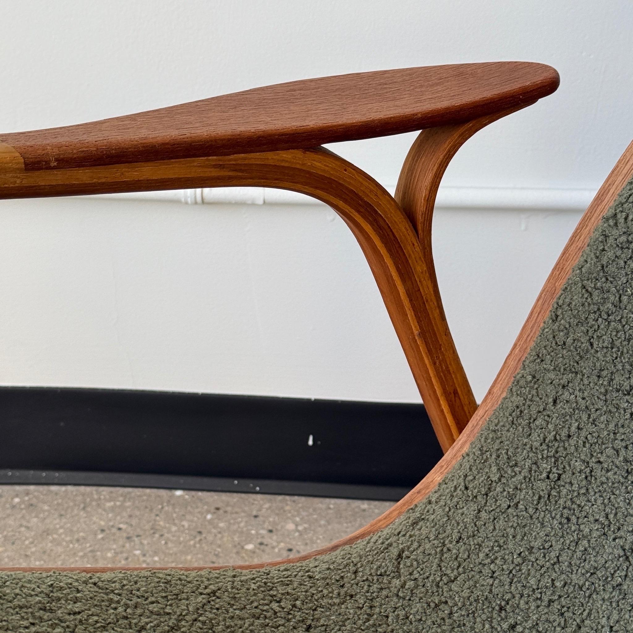 Lamino Chair + Ottoman by Yngve Ekström for Swedese In Good Condition In Chicago, IL