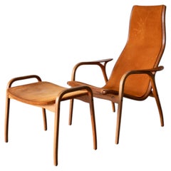 Butaca y otomana Lamino de Yngve Ekström para Swedese, 1956