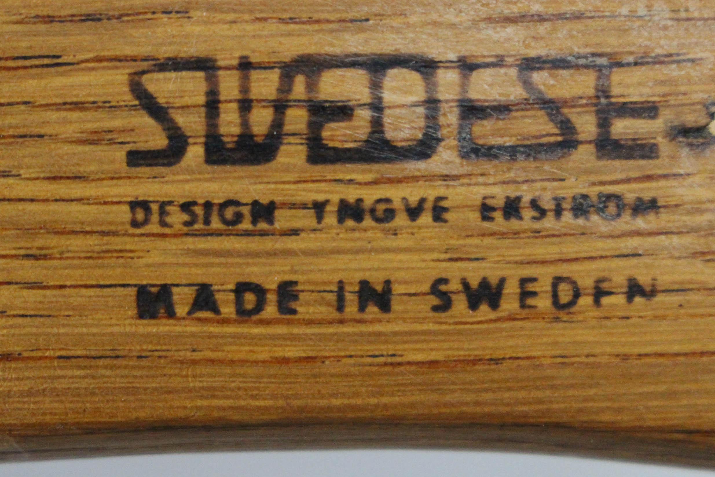 Leather Lamino Easychair Designed by Yngve Ekström for Swedese
