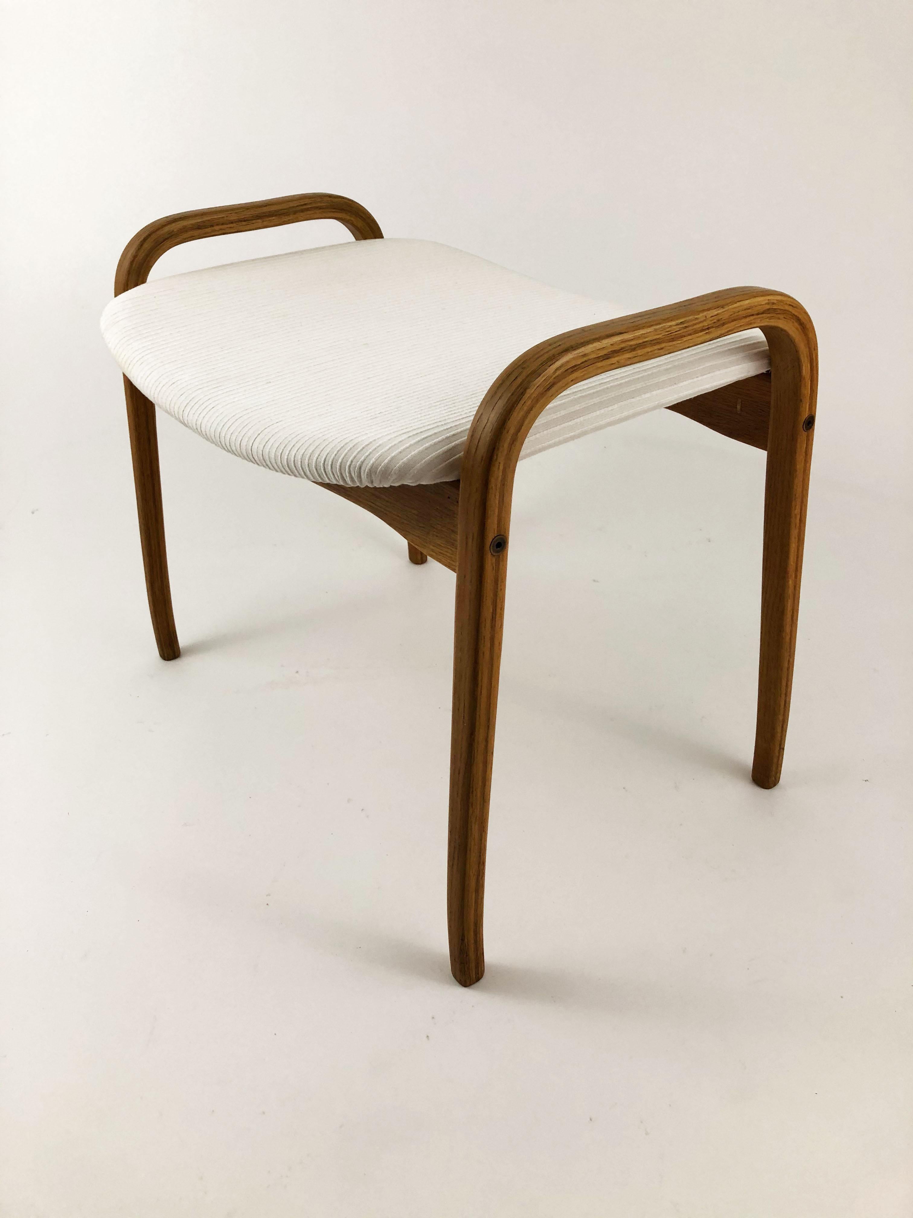 Teak Lamino Lounge Chair and Ottoman by Yngve Ekstrom for Swedese Mobler
