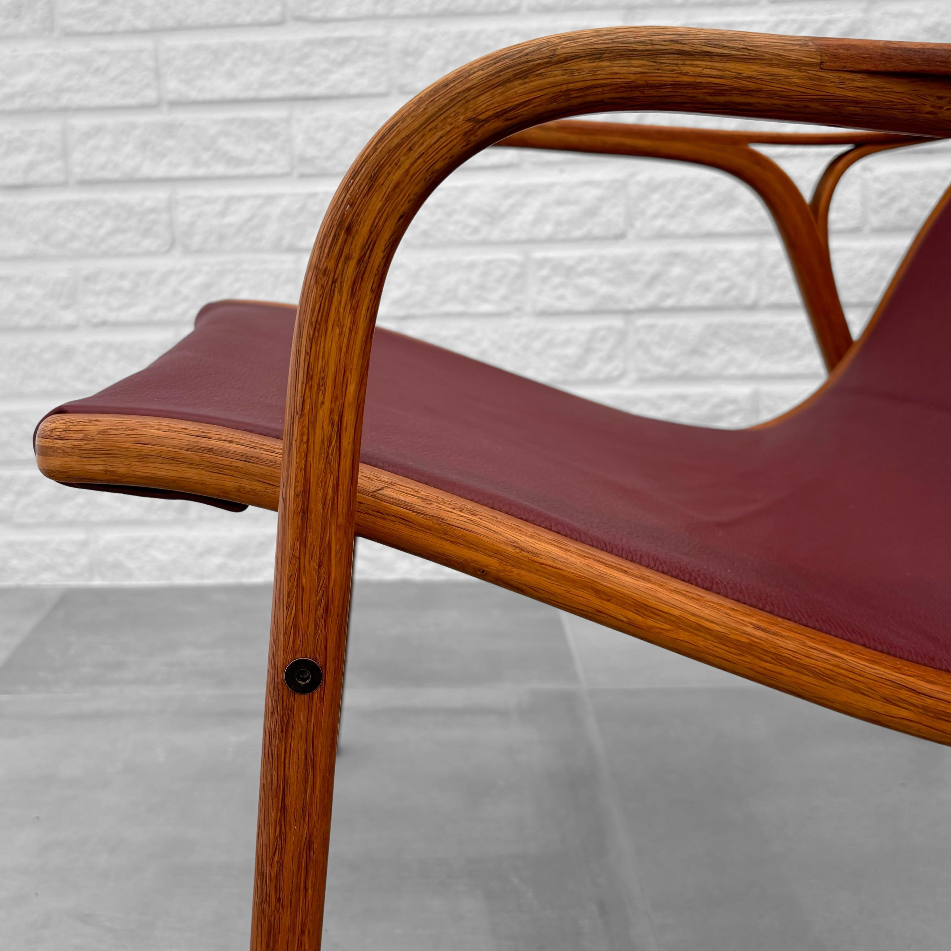 Lamino lounge chair by Yngve Ekström for Swedese, oak and teak, Sweden 1950s 5