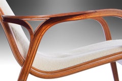 Lamino Rocking Chair in Gorgeous Boucle by Yngve Ekström for Swedese, c. 1950's