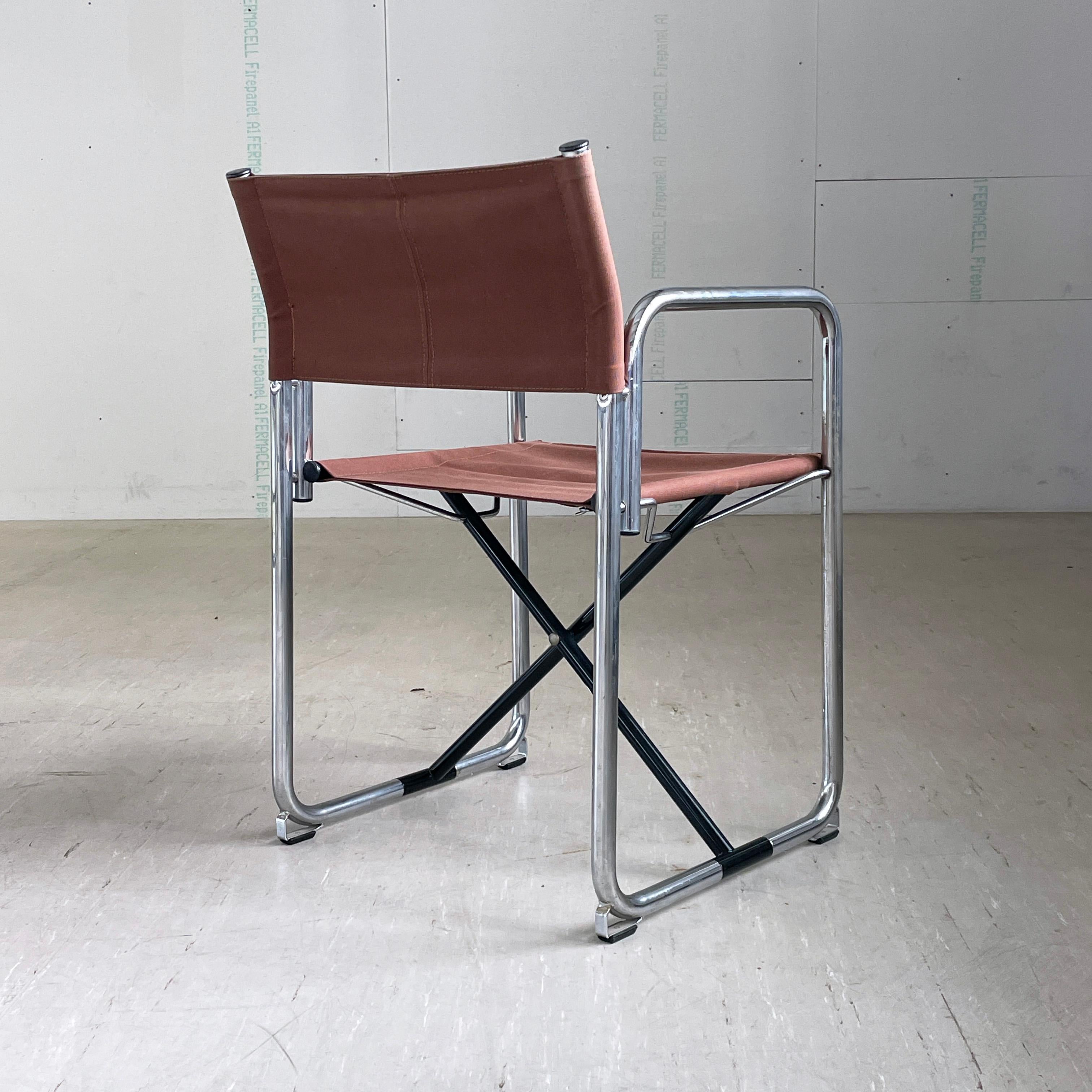 Lammhults Model No. X75-2 Folding Chair - Börge Lindau & Bo Lindenkrantz, 1970's en vente 3