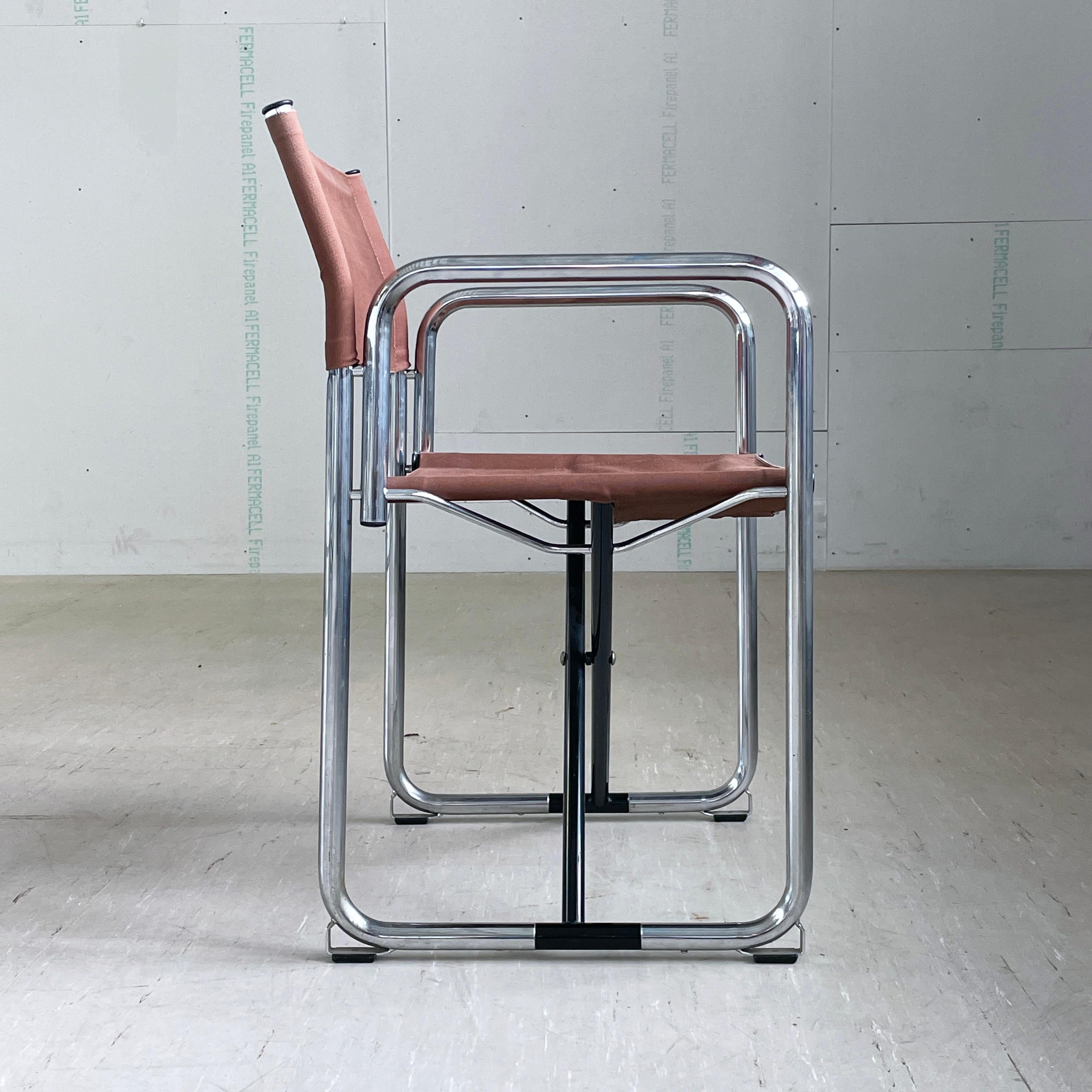 Lammhults Model No. X75-2 Folding Chair - Börge Lindau & Bo Lindenkrantz, 1970's en vente 4