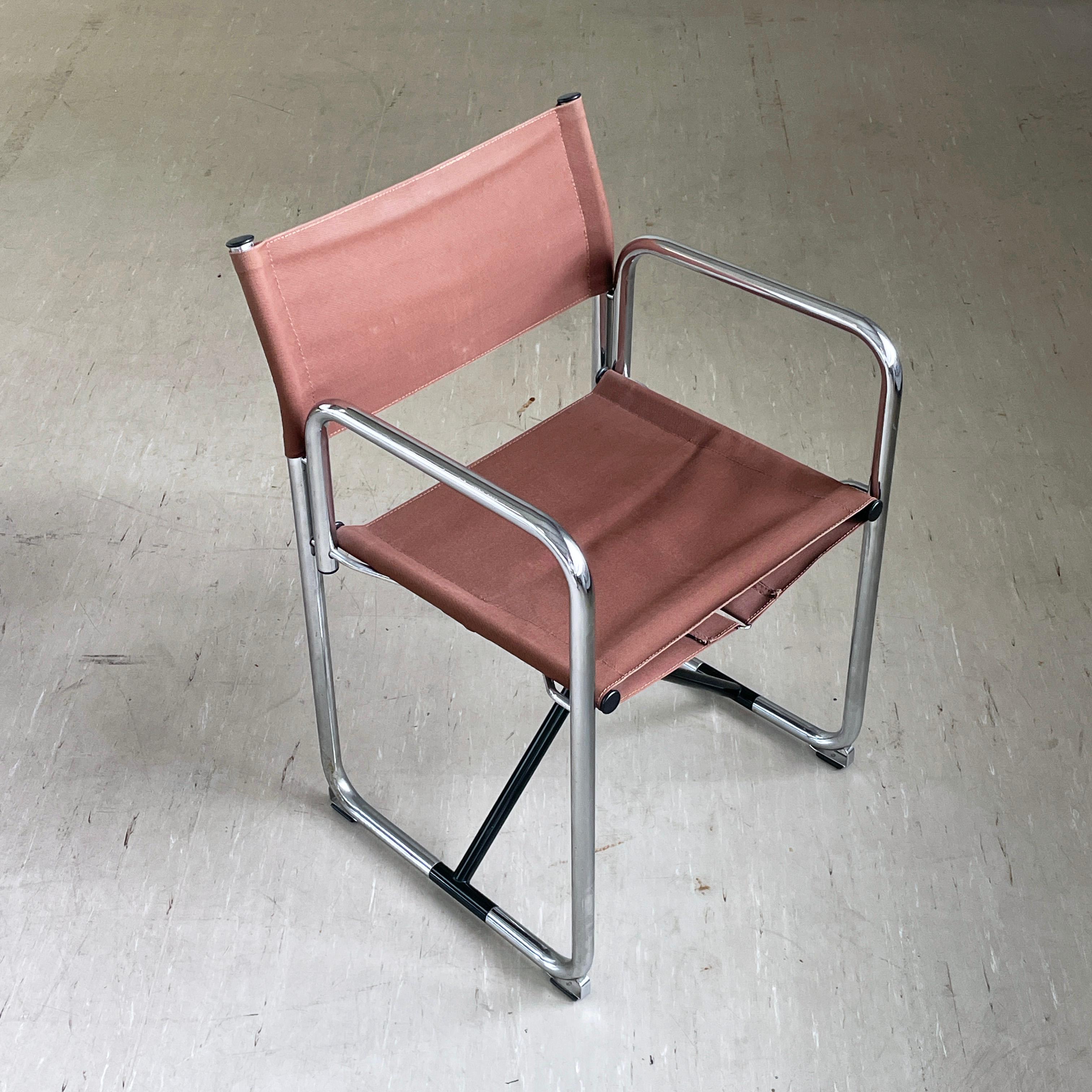Lammhults Model No. X75-2 Folding Chair - Börge Lindau & Bo Lindenkrantz, 1970's en vente 5