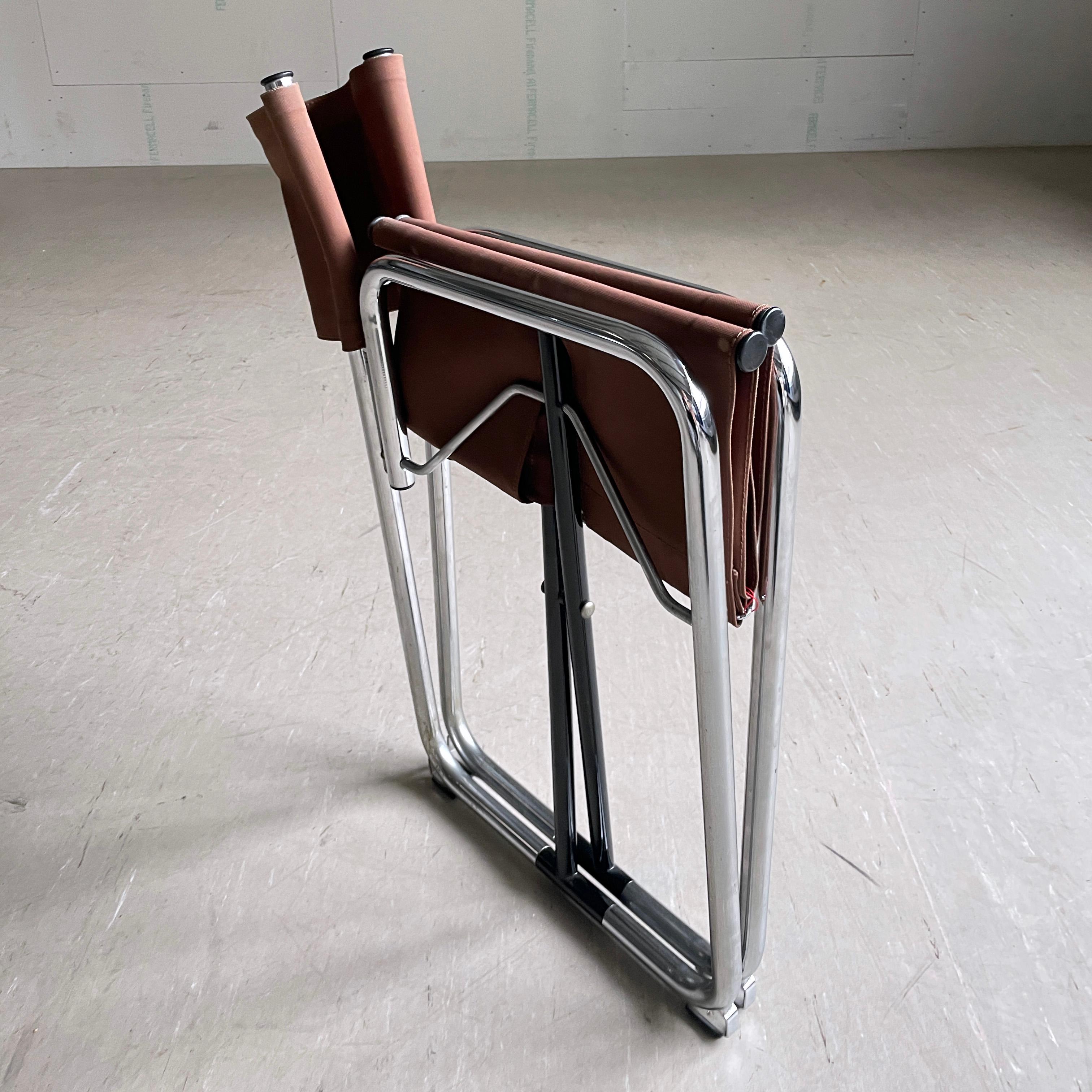 Lammhults Model No. X75-2 Folding Chair - Börge Lindau & Bo Lindenkrantz, 1970's en vente 9
