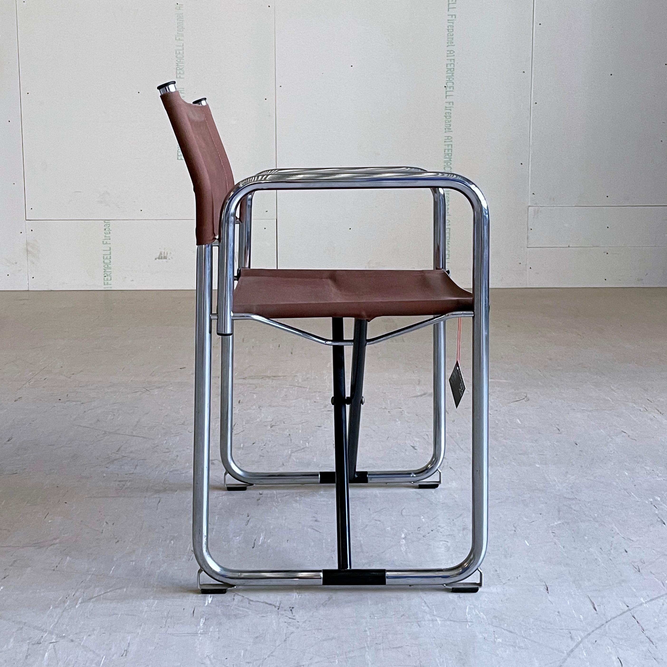 Lammhults Model No. X75-2 Folding Chair - Börge Lindau & Bo Lindenkrantz, 1970's Bon état - En vente à Bern, CH