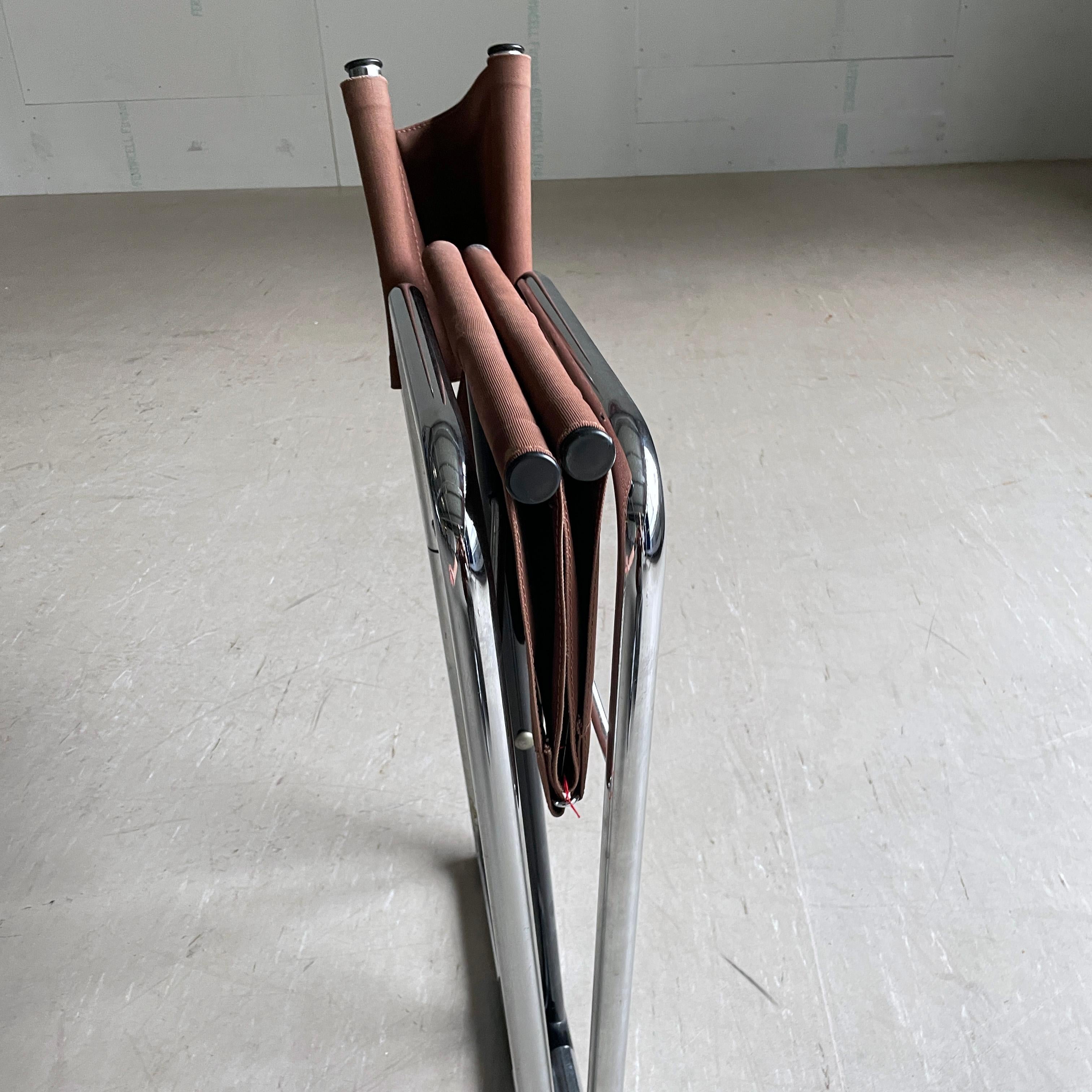 Fin du 20e siècle Lammhults Model No. X75-2 Folding Chair - Börge Lindau & Bo Lindenkrantz, 1970's en vente