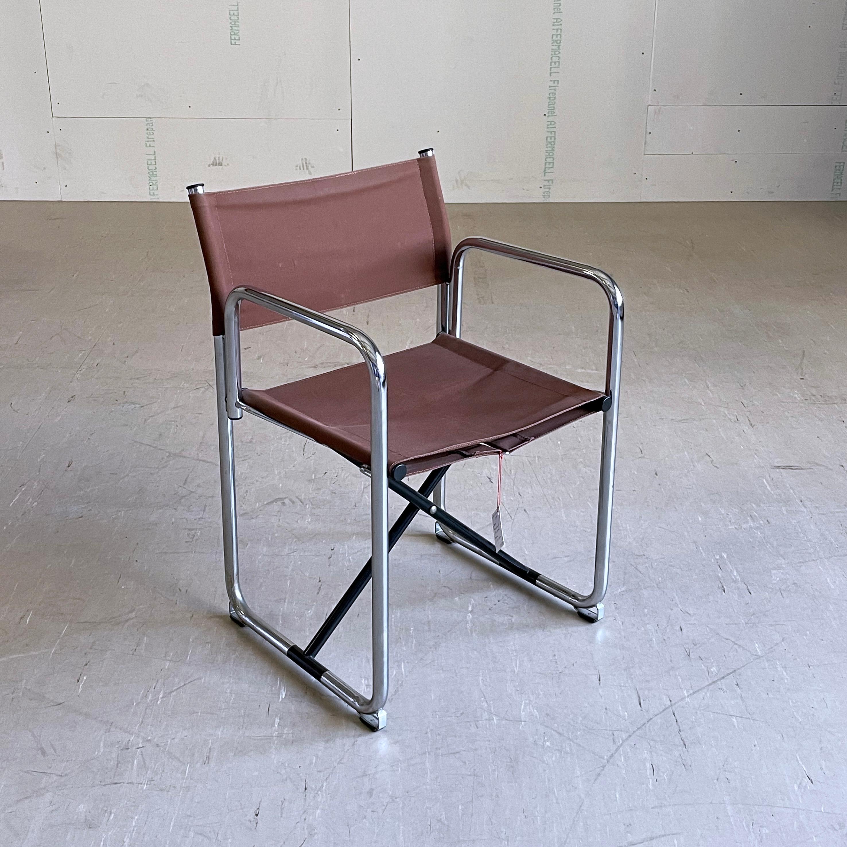 Lammhults Model No. X75-2 Folding Chair - Börge Lindau & Bo Lindenkrantz, 1970's en vente 1