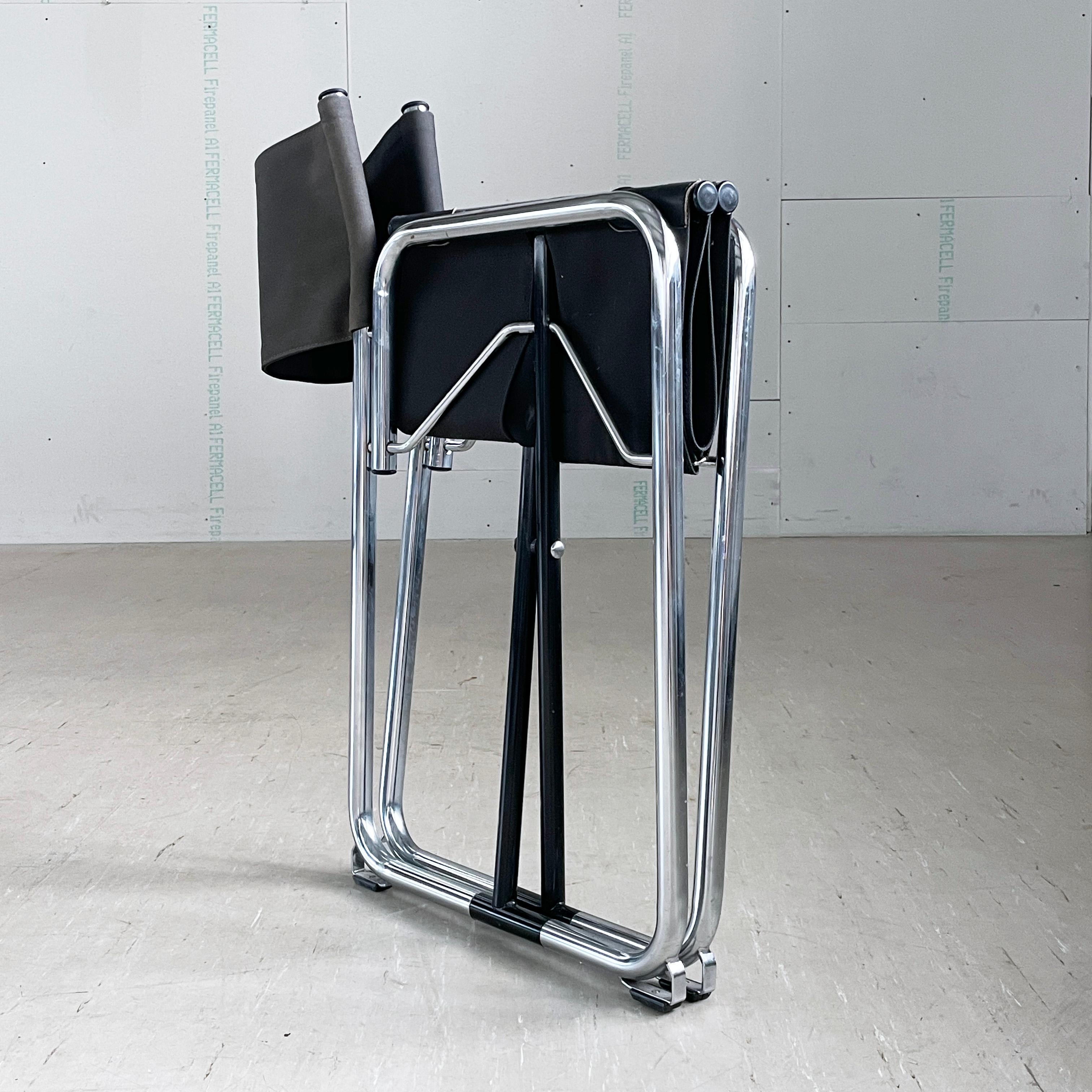 Sillón plegable Lammhults Model No. X75-2 - Börge Lindau & Bo Lindenkrantz Escandinavo moderno en venta