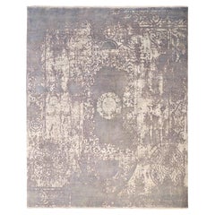 L'AMOUR Hand Knotted French Rococo Inspired Wool and Silk Rug by Hands