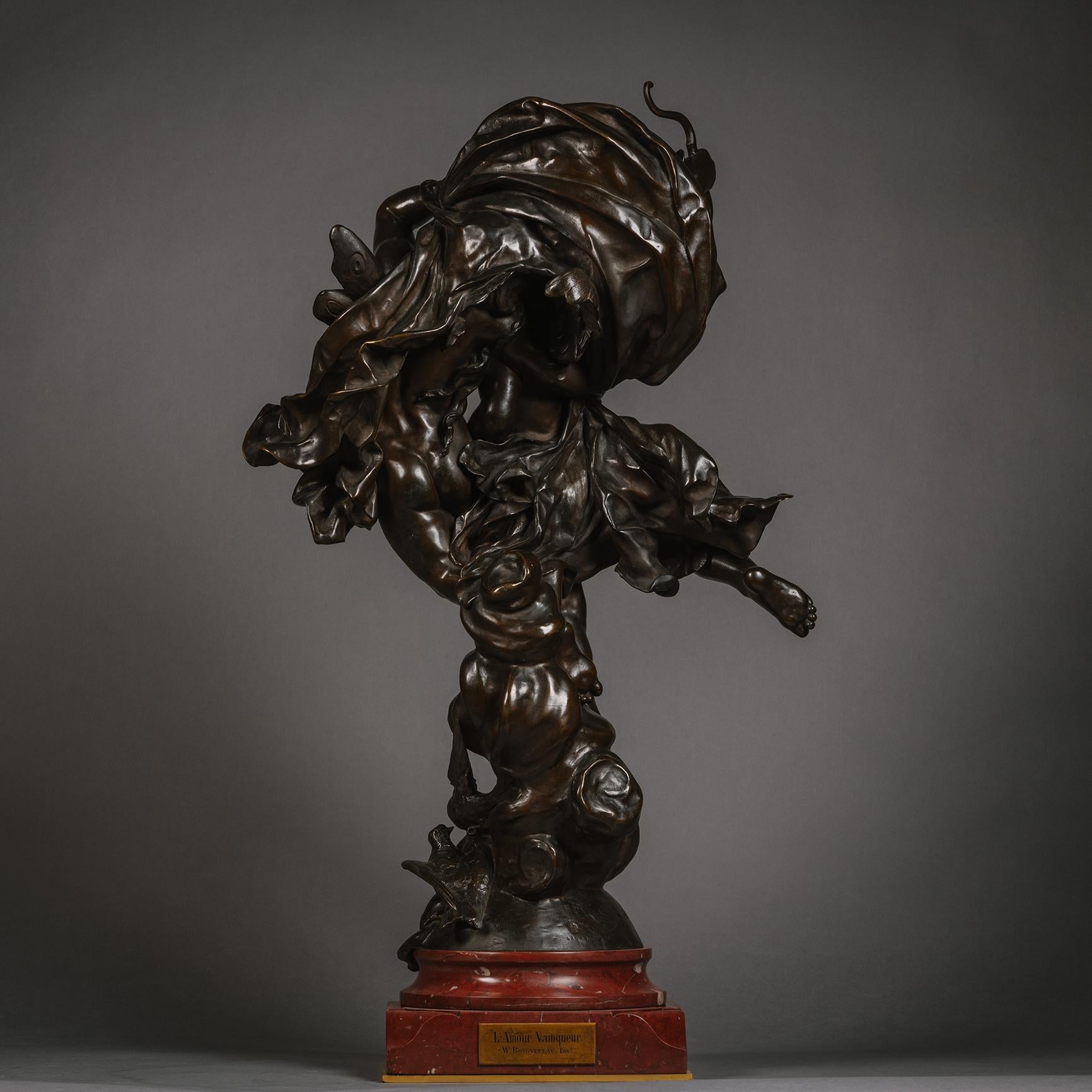 XIX secolo L'Amour Vainqueur' ('Un amore sconfitto') Di Adolphe Itasse (francese, 1830 - 1893) in vendita