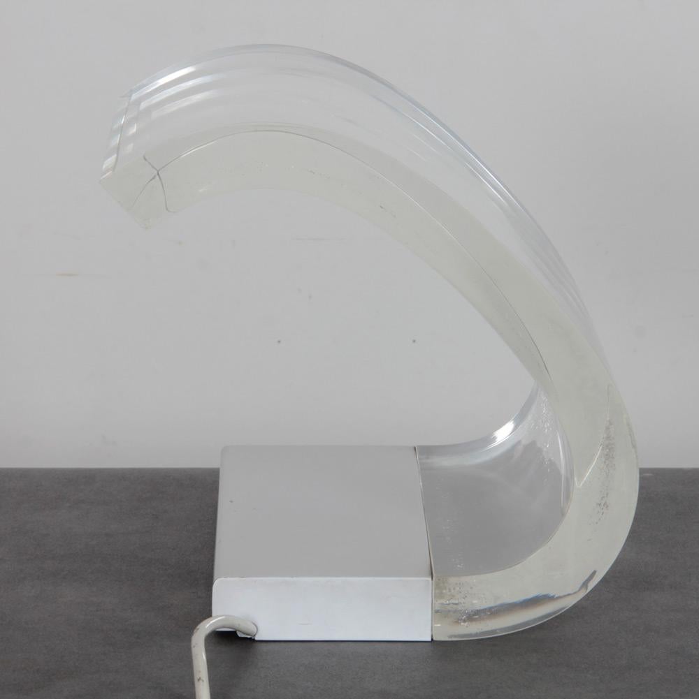 Italiano Lampada 281 Acrilica di Joe Colombo per Opus, 1962 in vendita