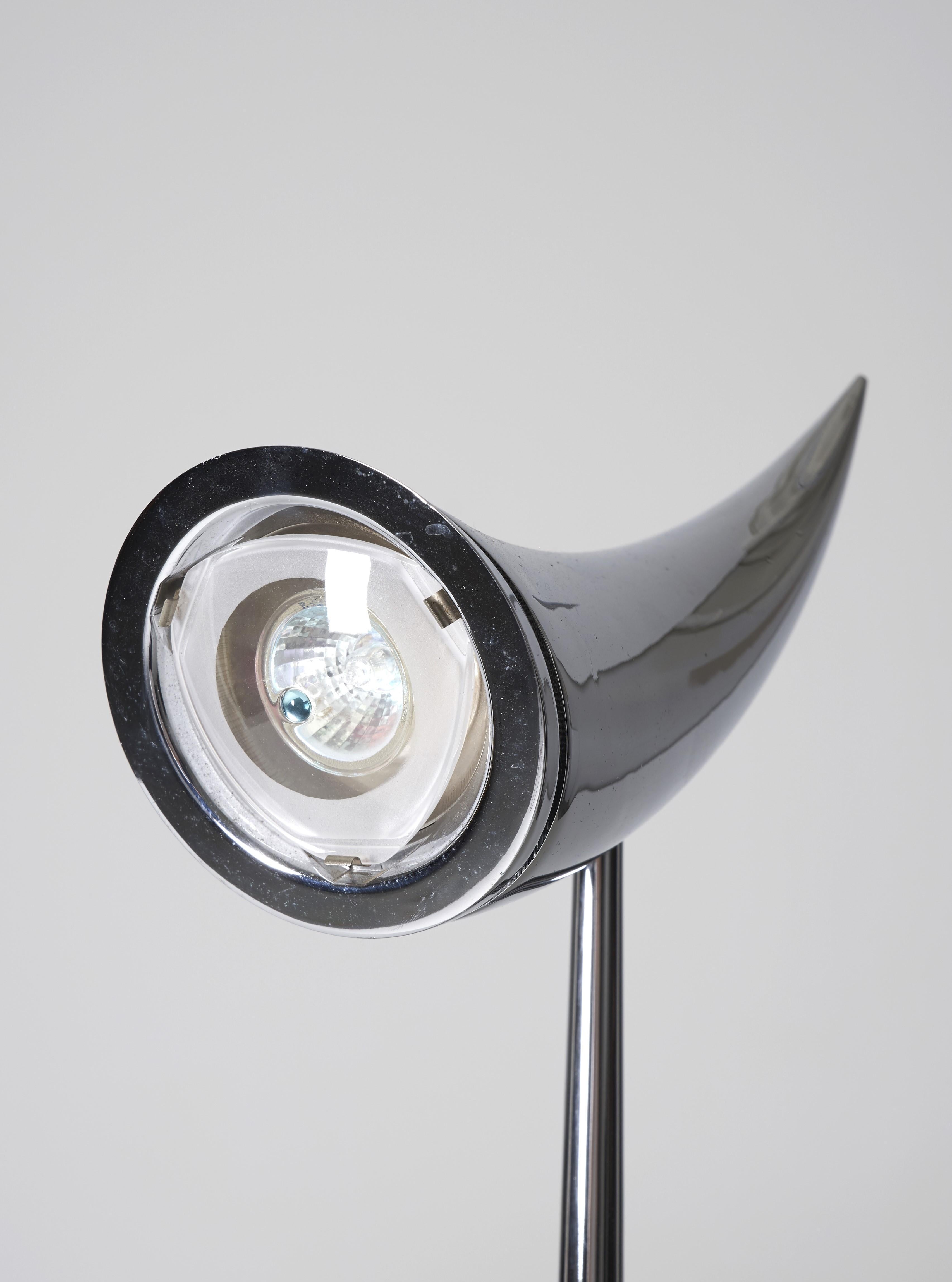 Chrome Lamp Ara Philippe Starck for Flos 1988