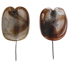 Lamp Art Sconces by Per Lütken for Holmegaard, 1970s, Denmark