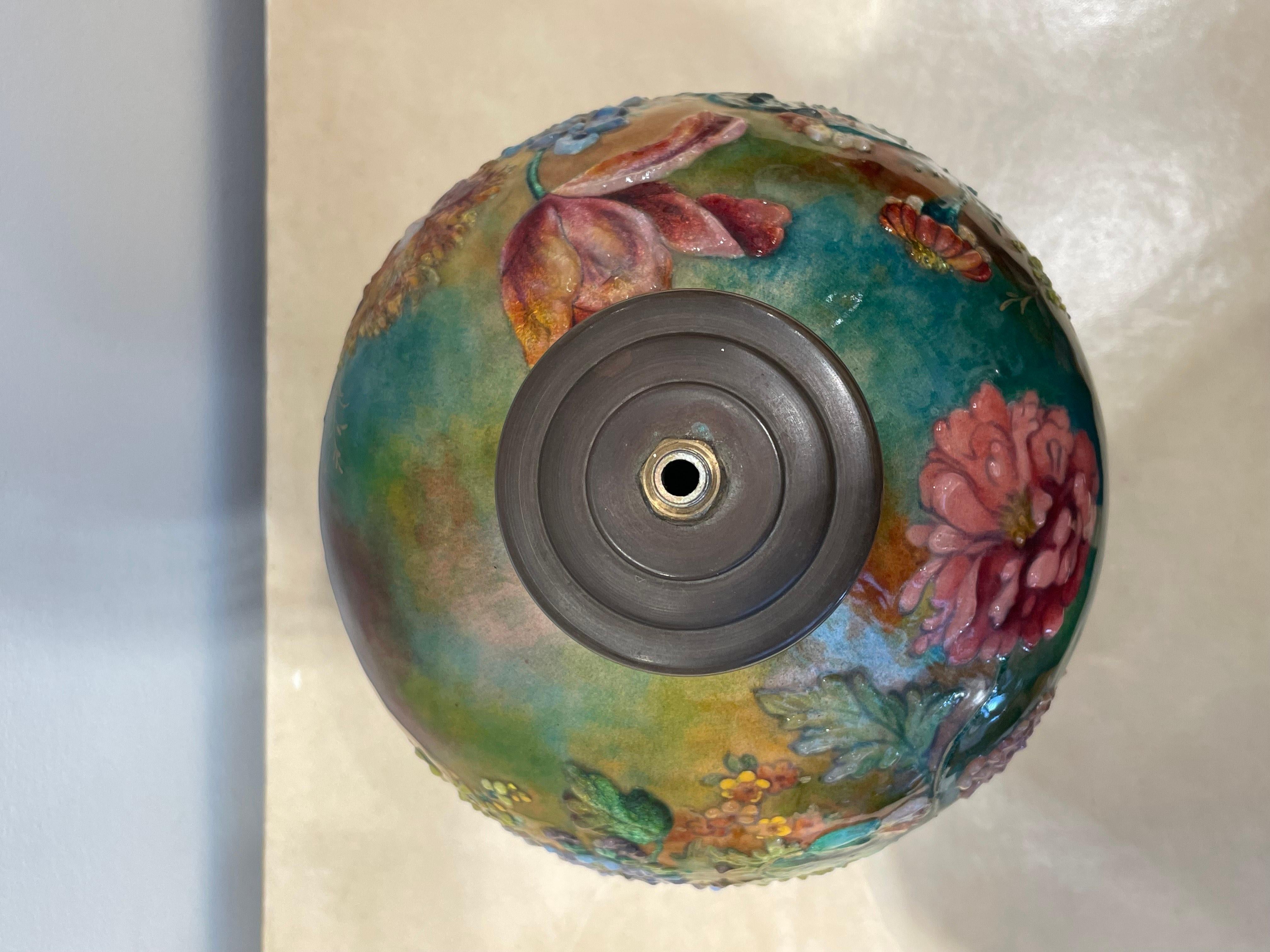 20ième siècle Pied de lampe, Camille Fauré (1874-1956) en vente