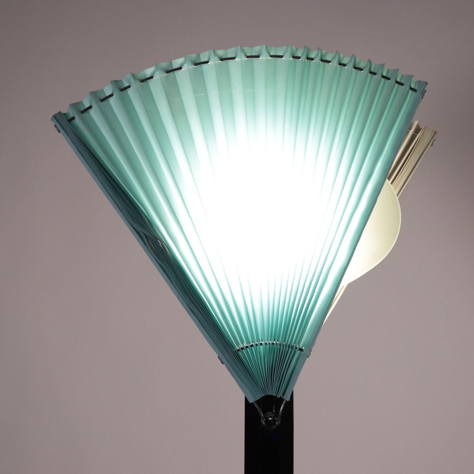Italian Lamp Butterfly by Afra & Tobia Scarpa for Flos Aluminium Fabric 1980s
