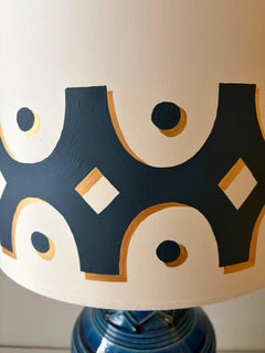 Lamp by Aldo Londi for Bitossi, with a shade designed by artist Álvaro Picardo