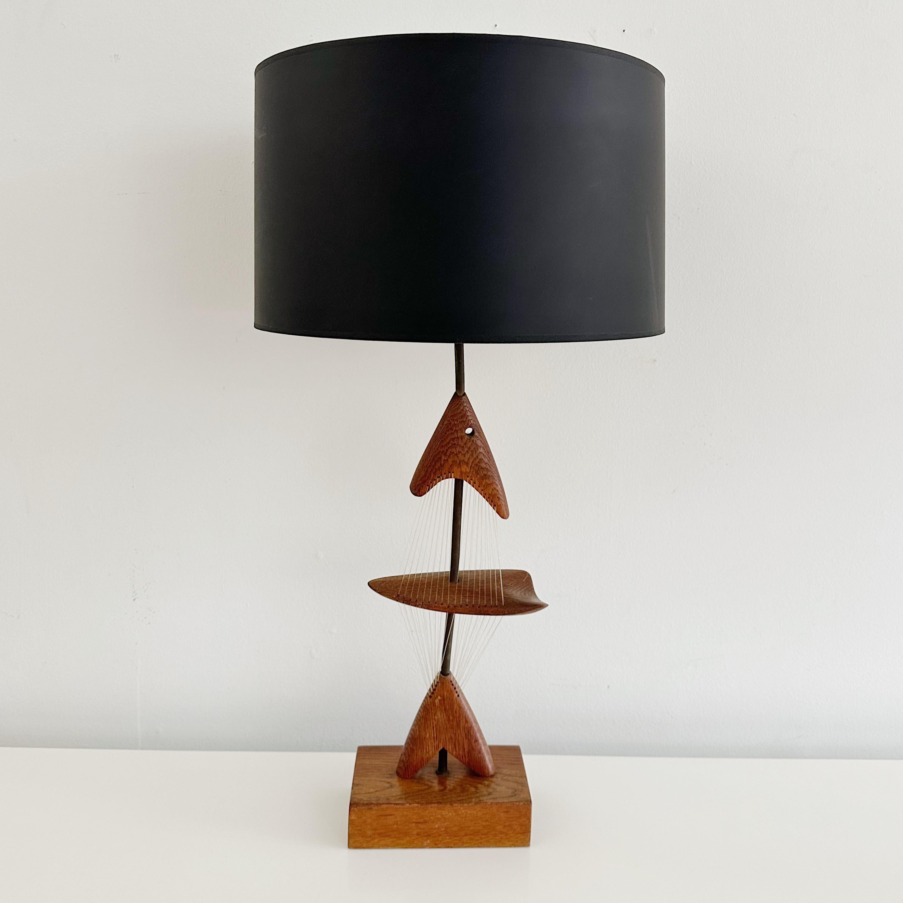 Lampe abstraite sculpturale de Clark Voorhees pour Hansen Lighting en vente 1