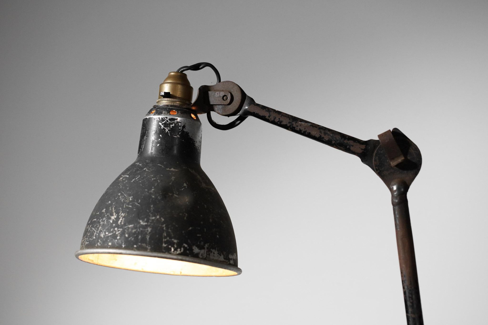 Mid-20th Century Lamp by Designer Bernard Albin Gras from the 1950s Le Corbusier French Design