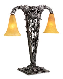 Lampe von Edgar Brandt und Daum Nancy