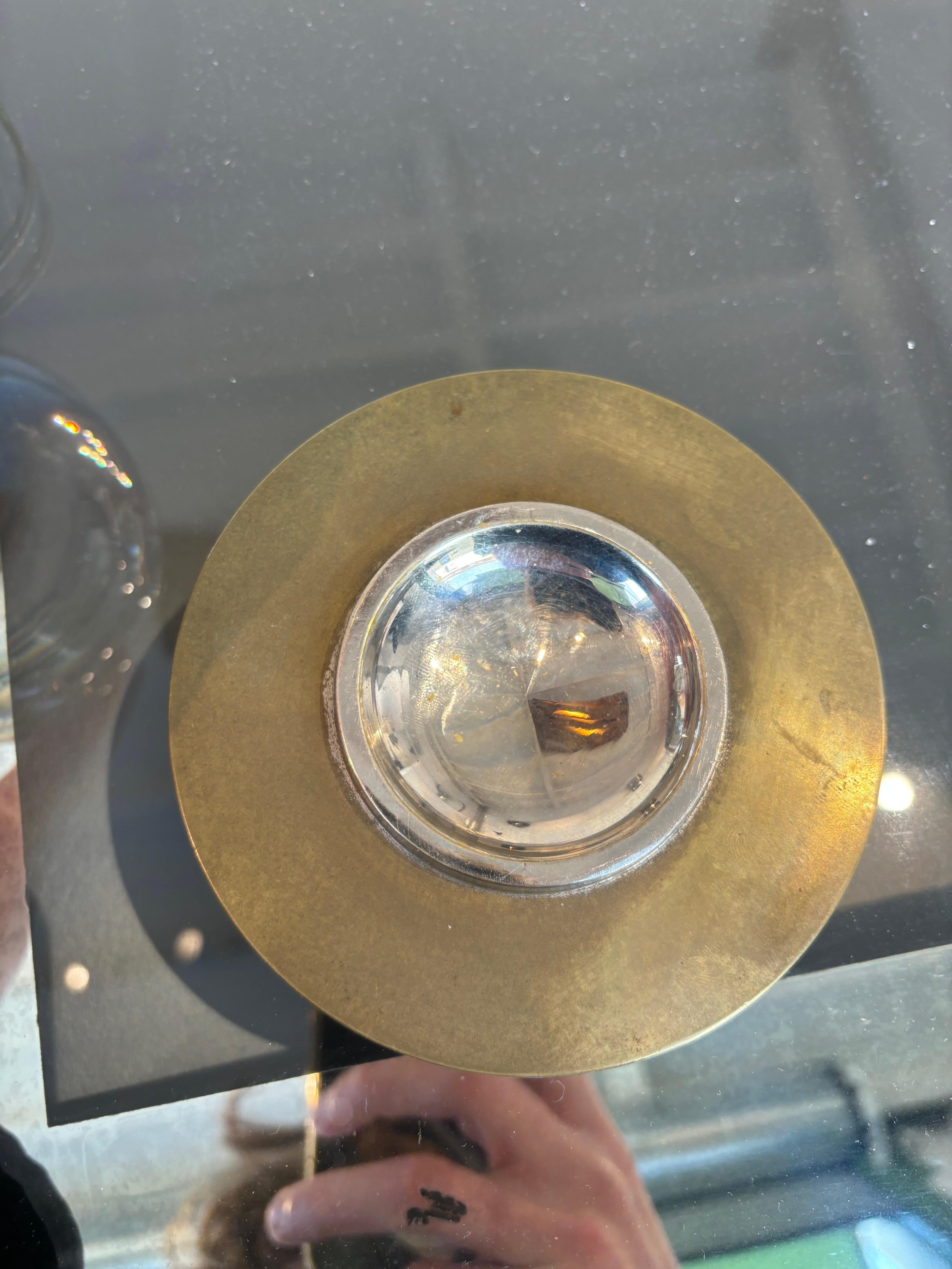 Lámpara de Jacques Adnet y Baccarat en venta 4