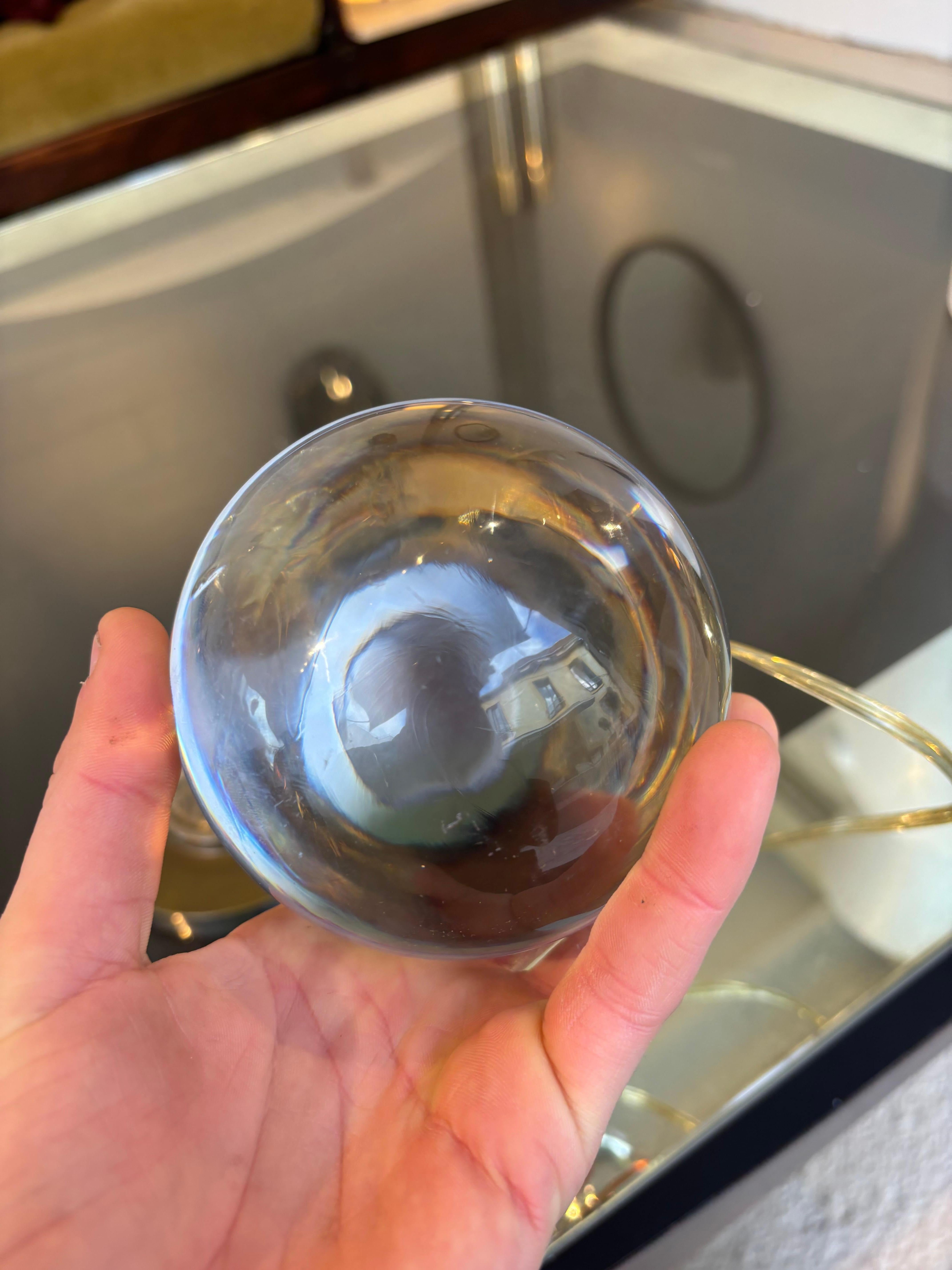 Lámpara de Jacques Adnet y Baccarat en venta 10