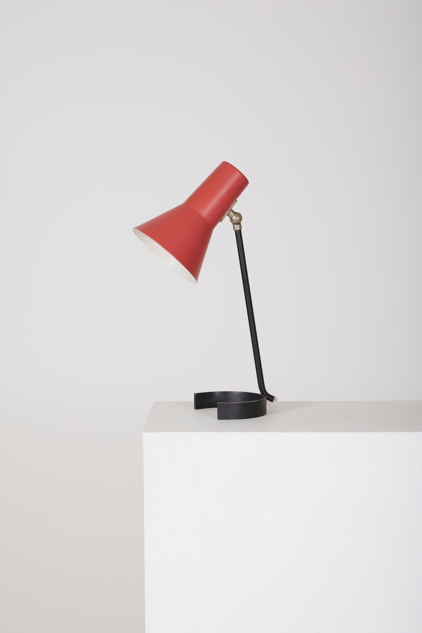 Lamp by Jan Hoogervorst, 1960s In Fair Condition For Sale In PARIS, FR