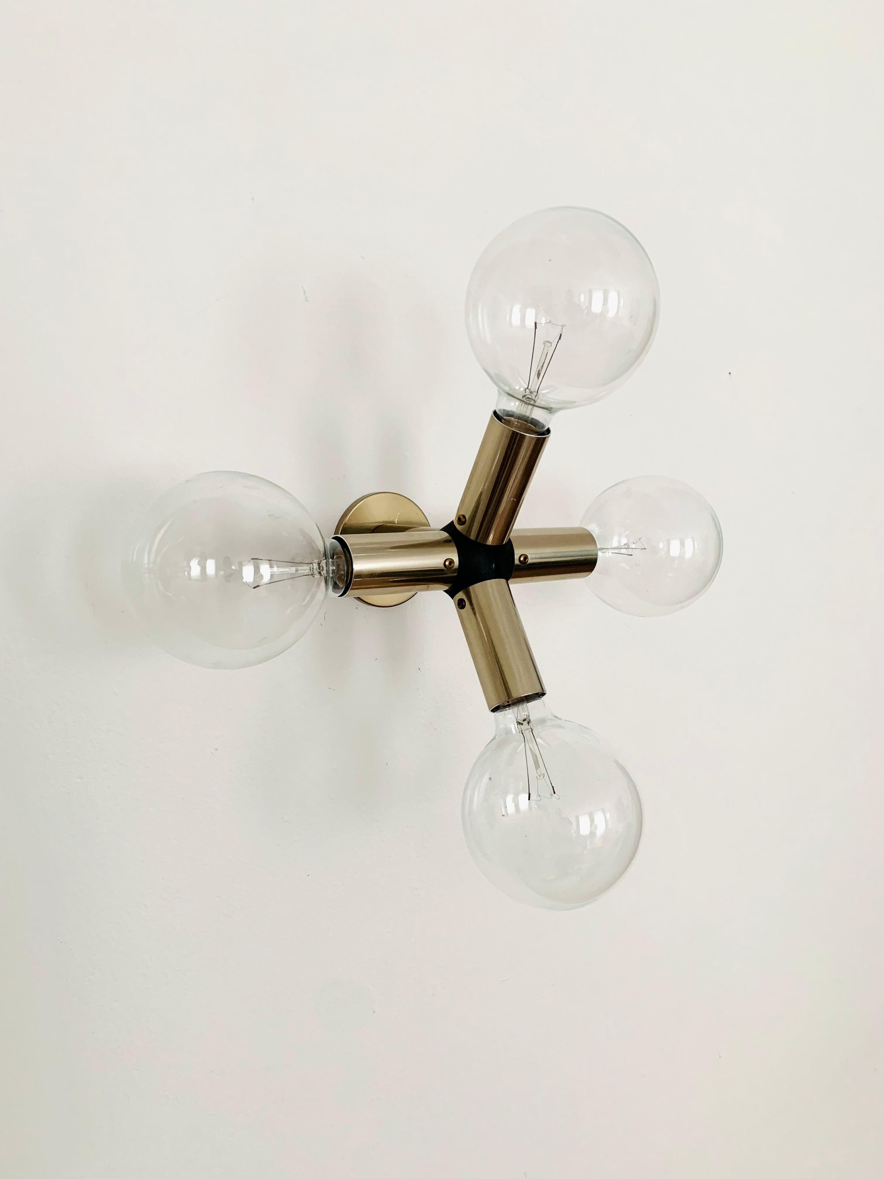 Metallo Lampada di Trix e Robert Hausmann per Swiss Lamps International in vendita