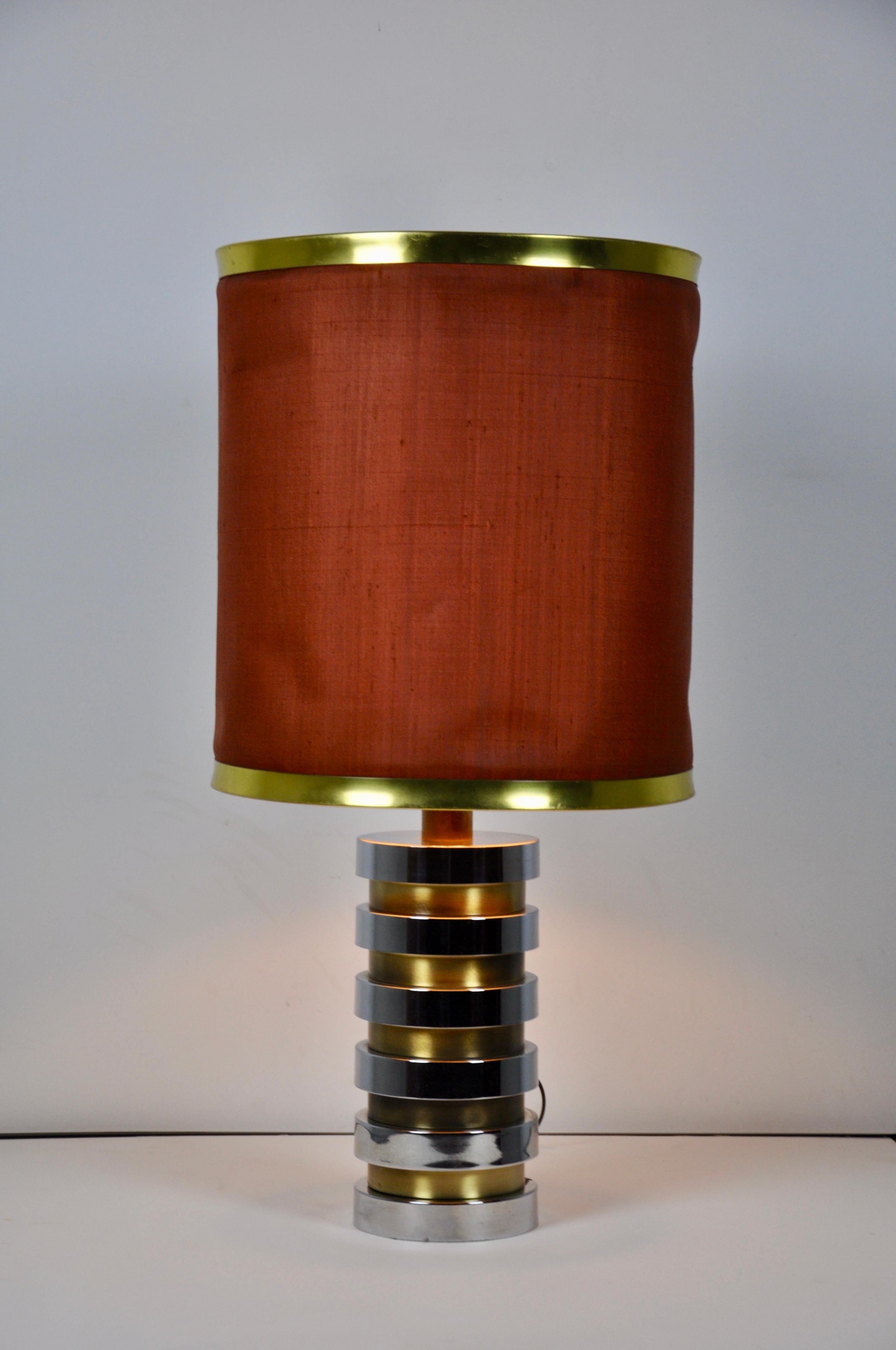 Mid-Century Modern Lamp by Willy Rizzo, 1970s