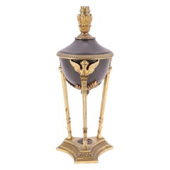 Lampe - Cassolette - Öllampe - Empire-Stil - Bronze - 19. Frankreich