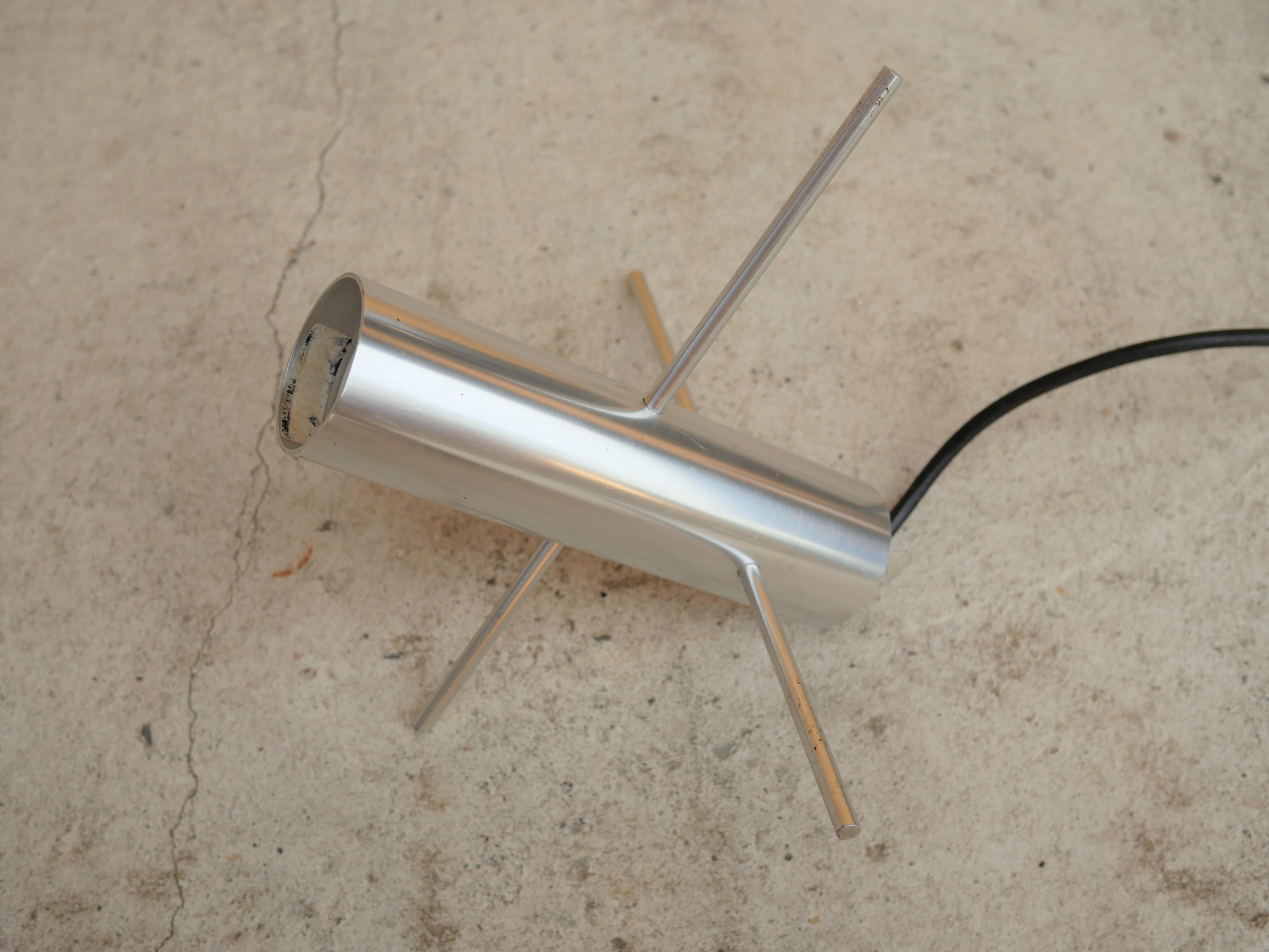 Aluminum Lamp Cricket R-60 by Otto Wasch for RAAK Editions For Sale