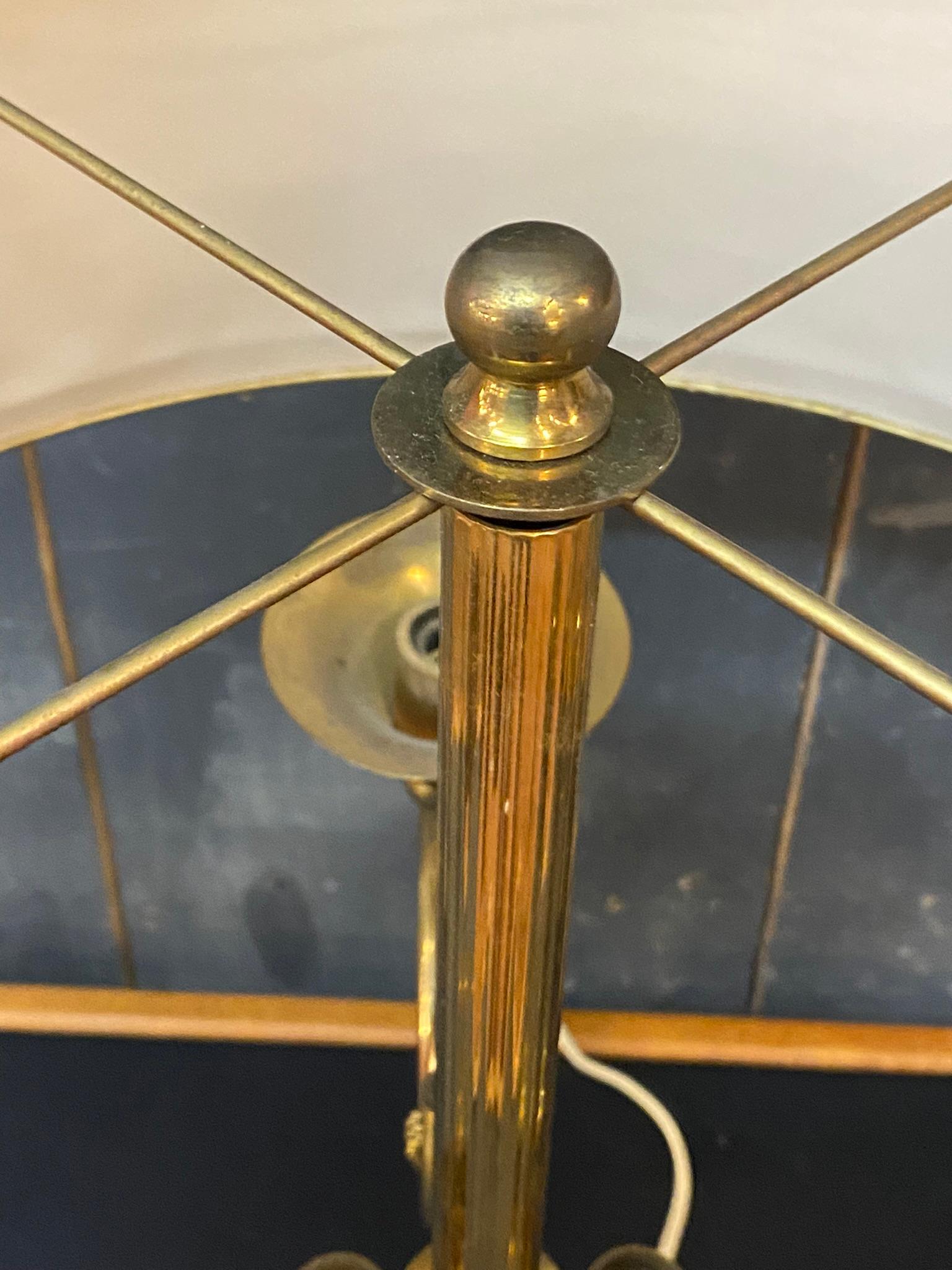 Lamp Decorated with Brass Stilt Decors, circa 1950 For Sale 3