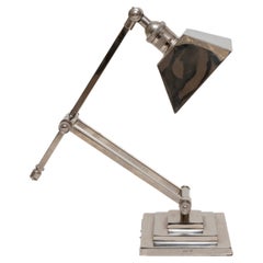 Lamp Desk Table Chrome Swivel Adjustable