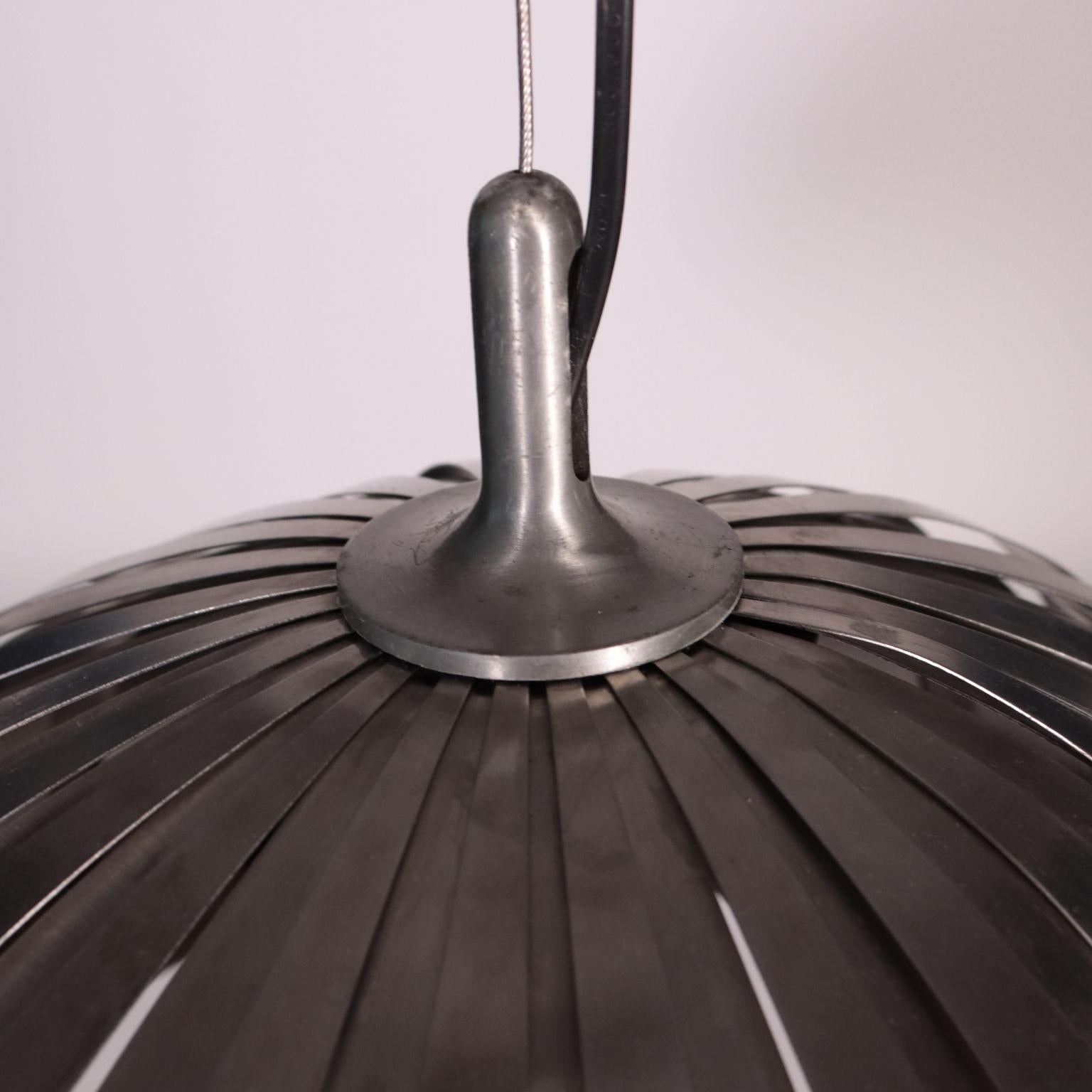Lamp Elio Martinelli Chromed Metal, Italy, 1960s 1970s For Sale 2