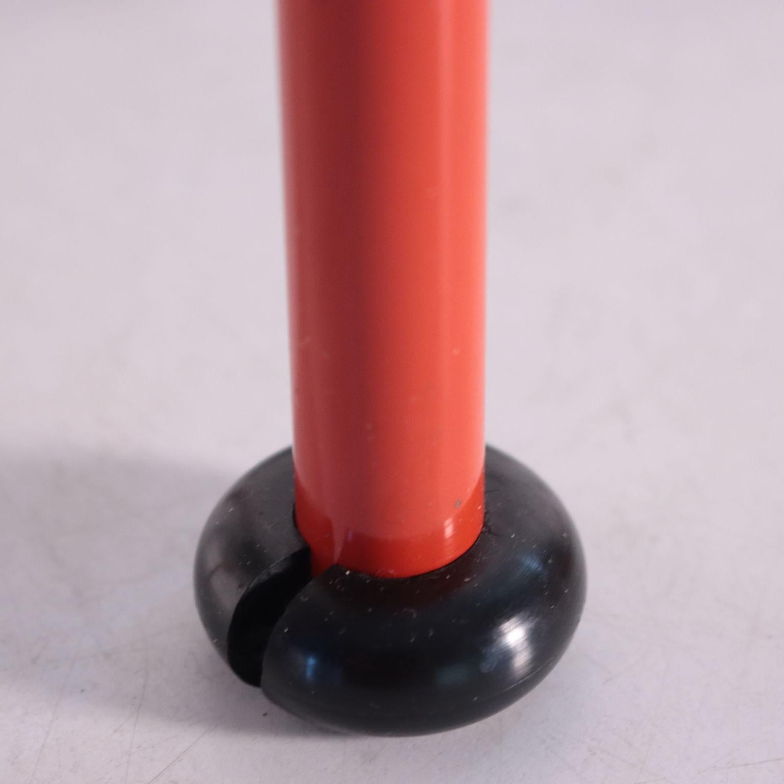 Lamp Enameled Aluminum Metal 1970s-1980s E. Sotsass for Stilnovo In Good Condition In Milano, IT