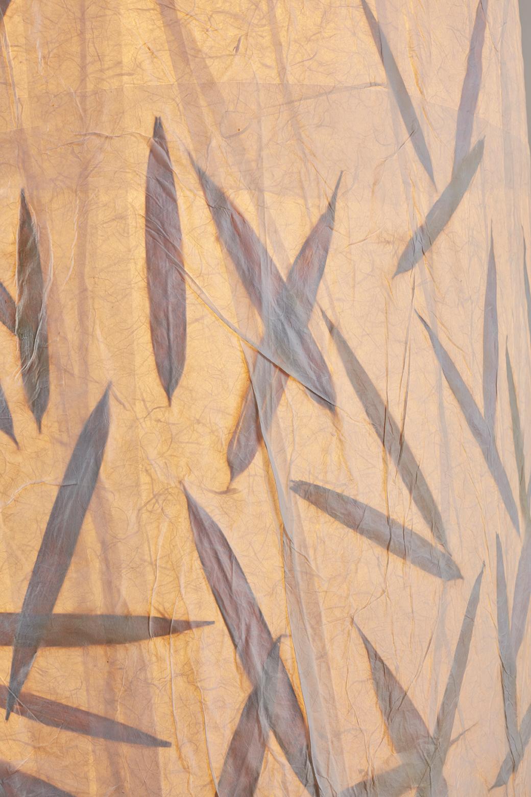 Contemporary Andrea Branzi, Bamboo & Rice Paper Floor Lamp For Sale