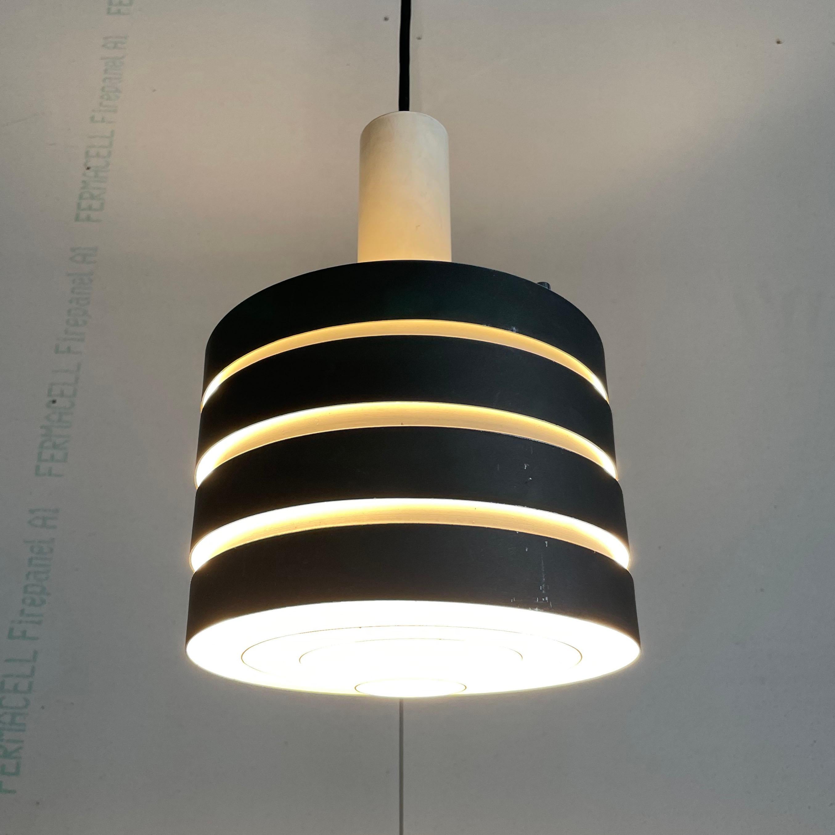 Mid-20th Century Vintage 1960’s Metal Pendant Lamp For Sale