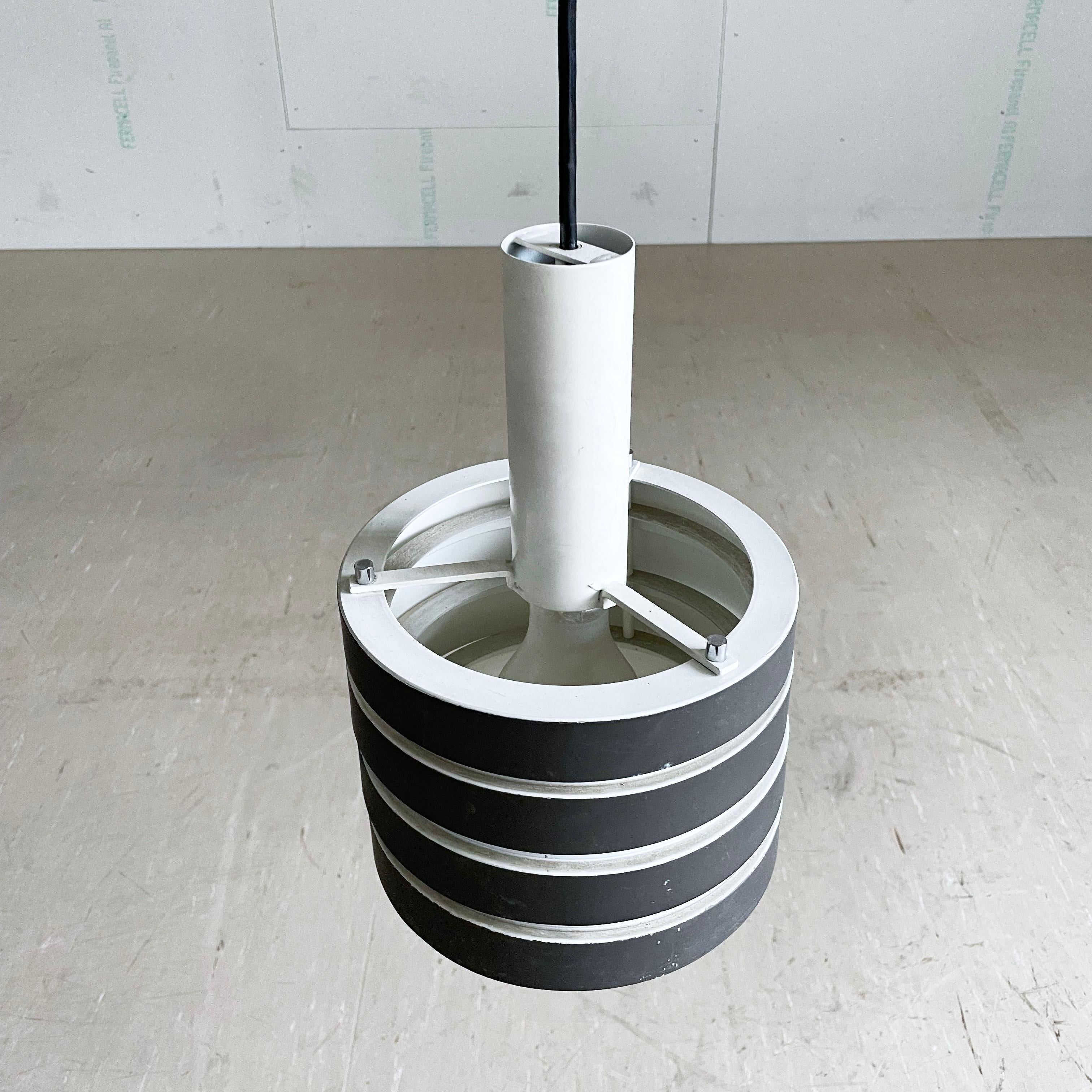 Vintage 1960’s Metal Pendant Lamp For Sale 3