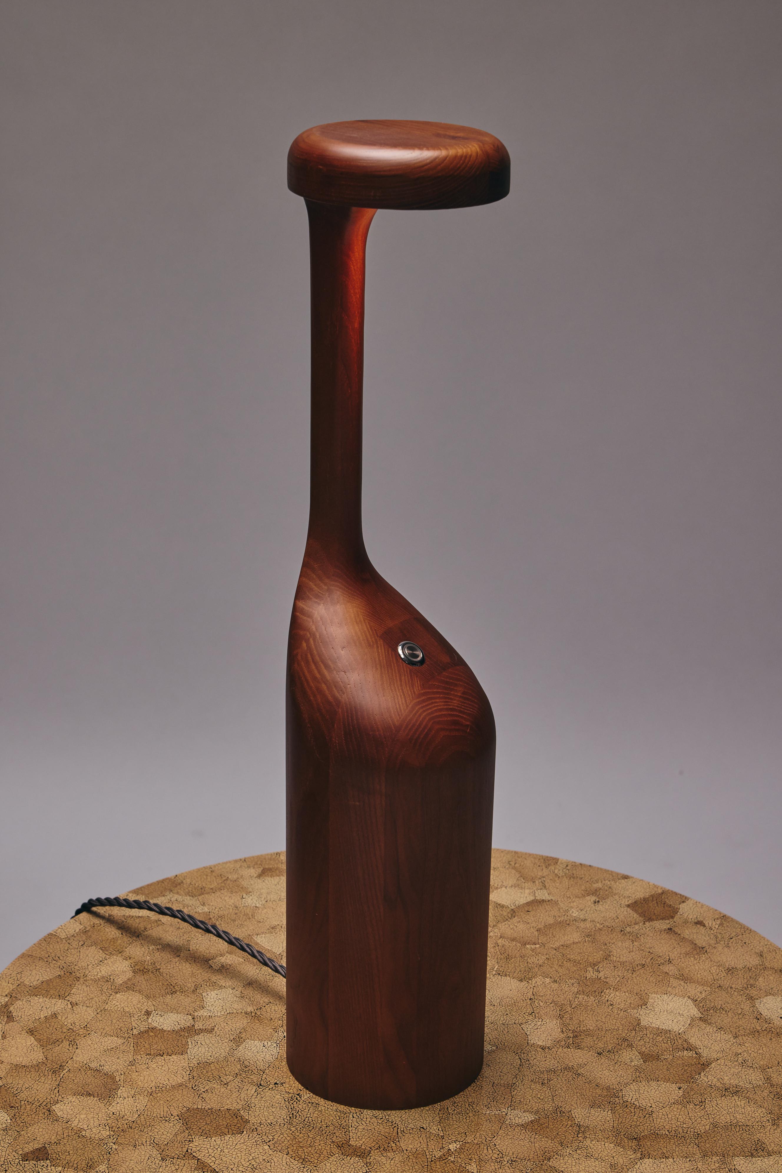 Lamp GIGI L by Reda Amalou Design - American Walnut For Sale 6